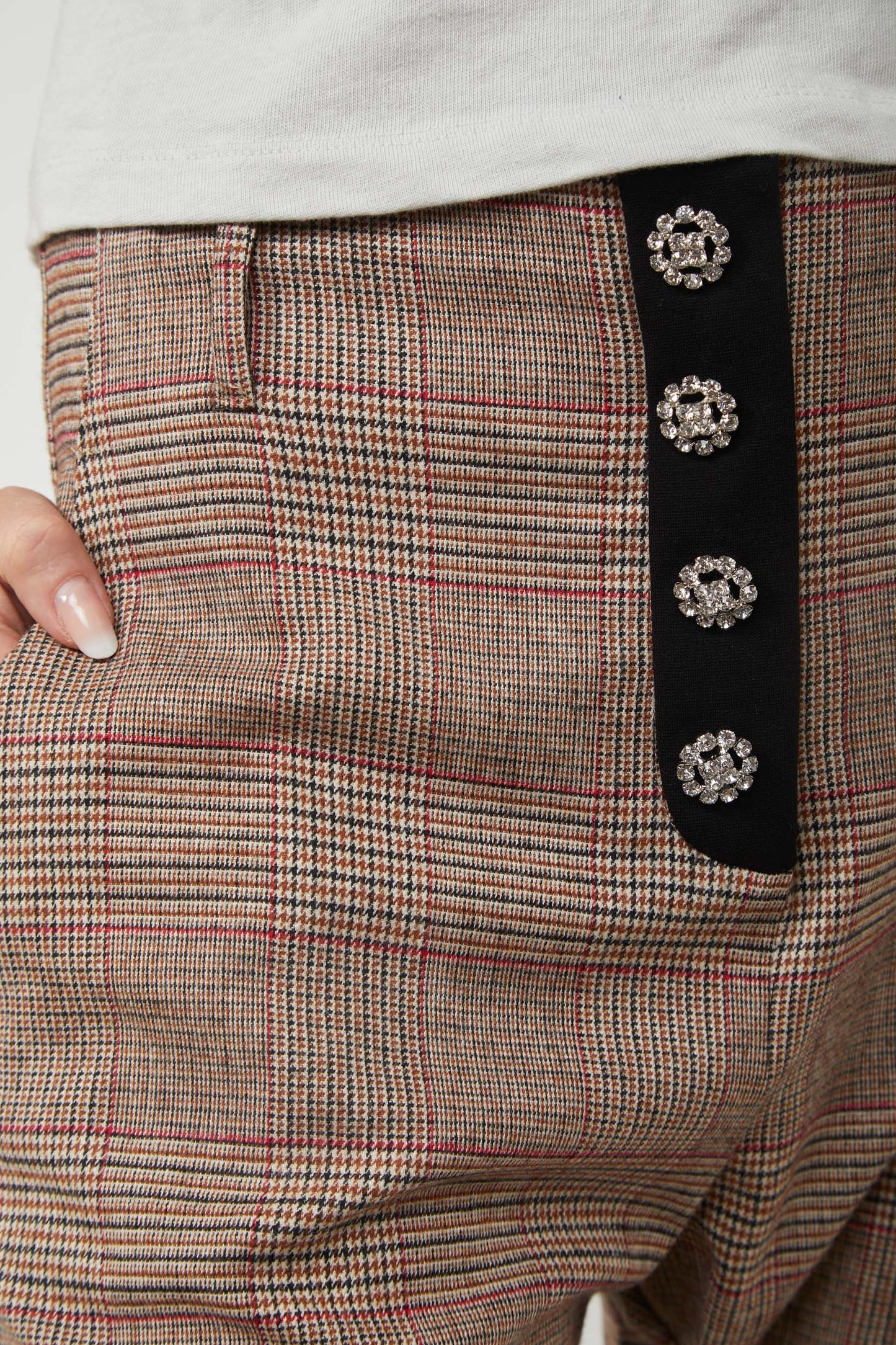 PINKO Pantalone Principe di Galles