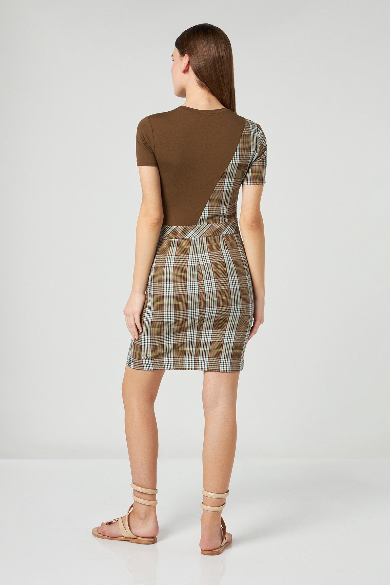 PATRIZIA PEPE Prince of Wales Sheath Dress