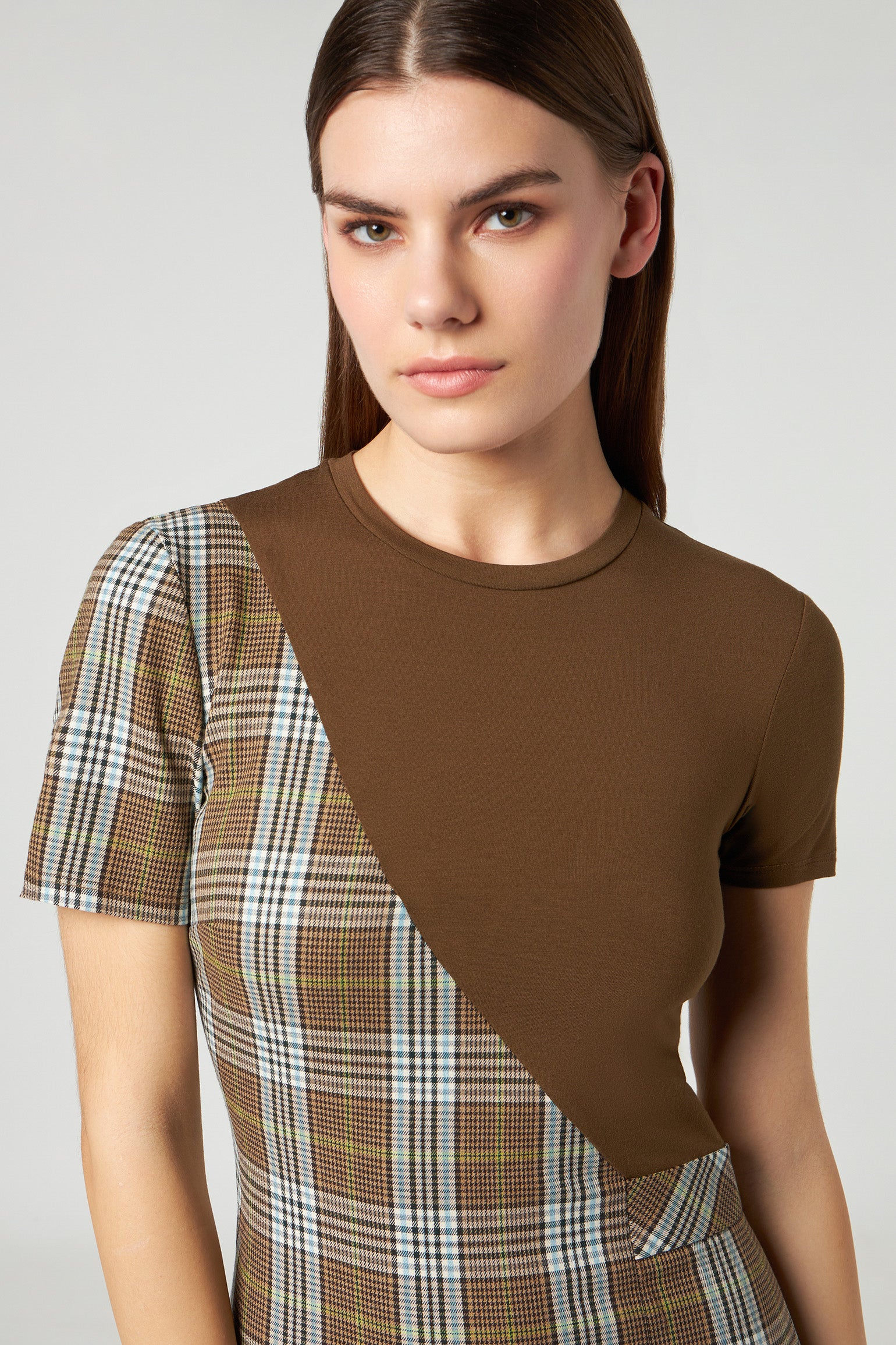 PATRIZIA PEPE Prince of Wales Sheath Dress