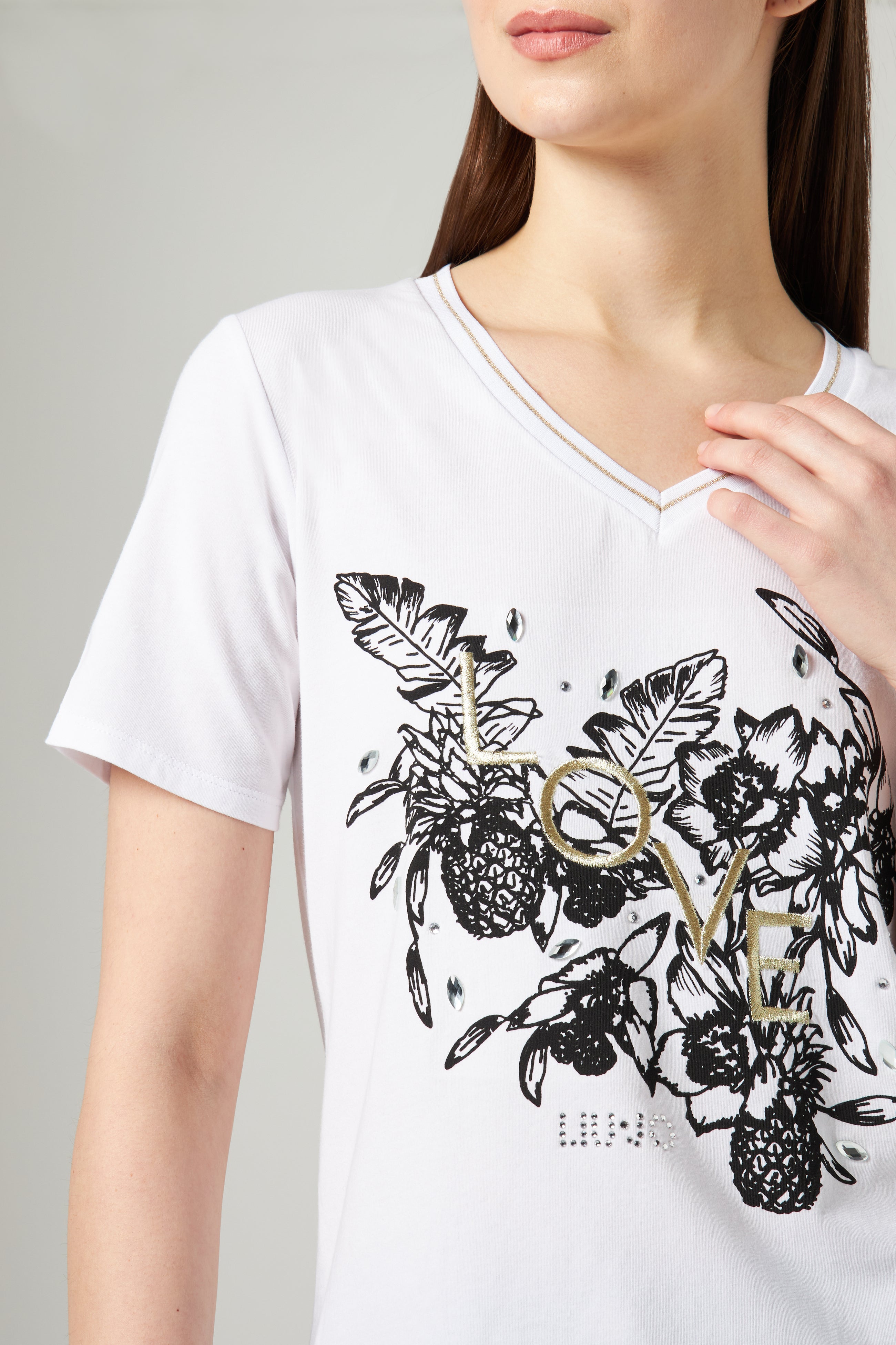 LIU JO Maxi T-shirt con Stampa