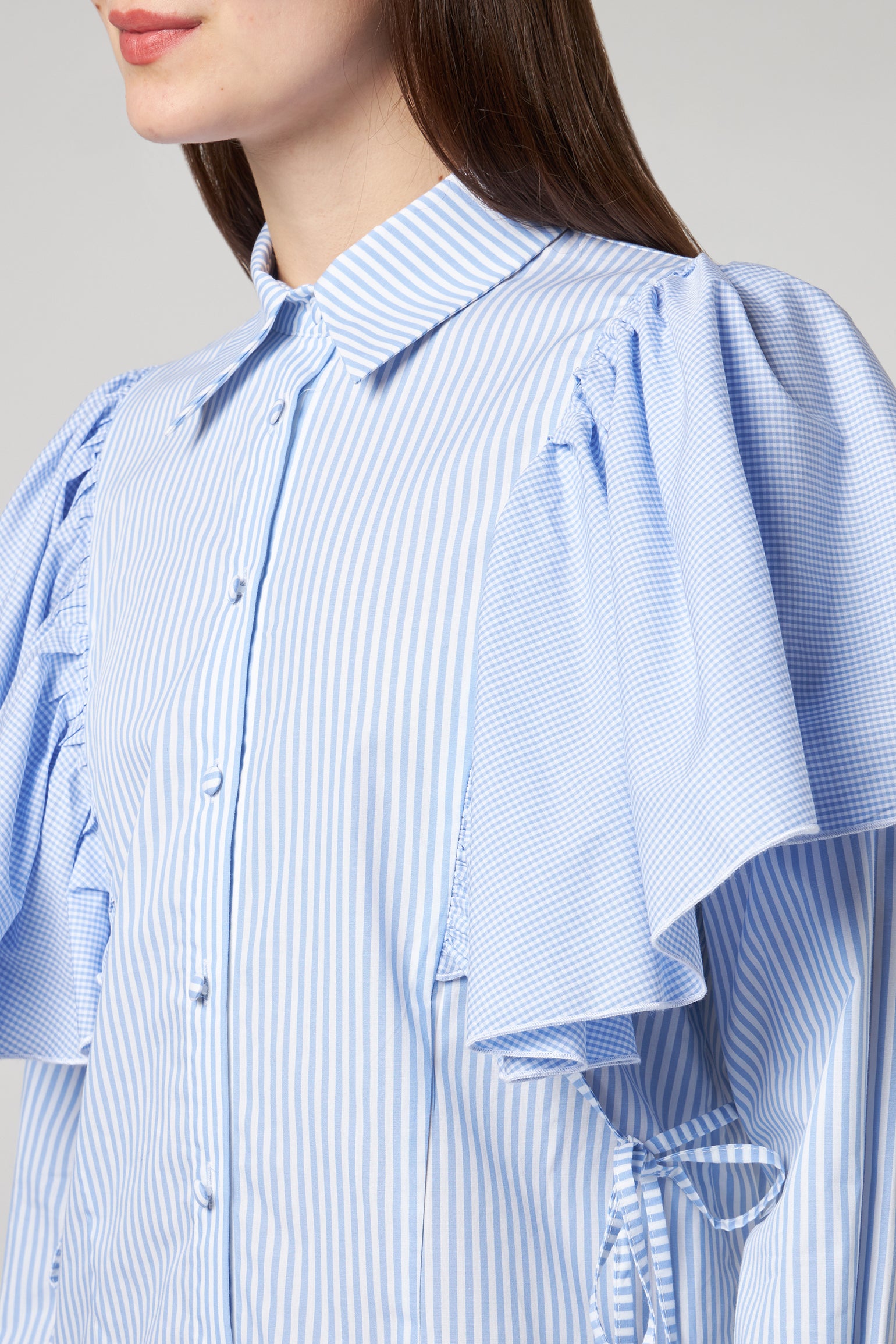 JIJIL Camicia in Cotone a Righe
