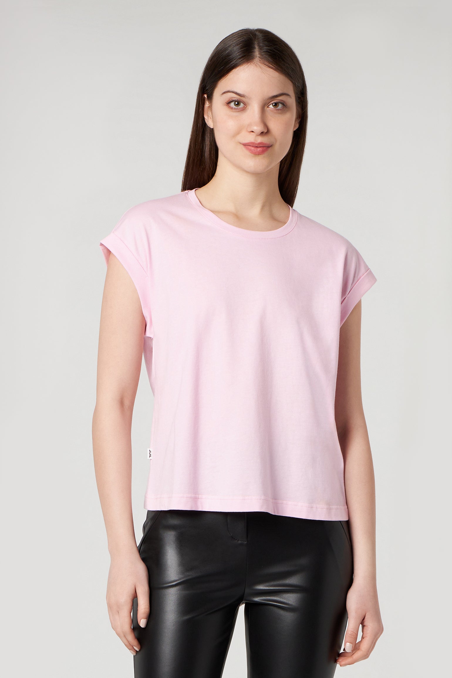 JIJIL Pink Cotton T-shirt