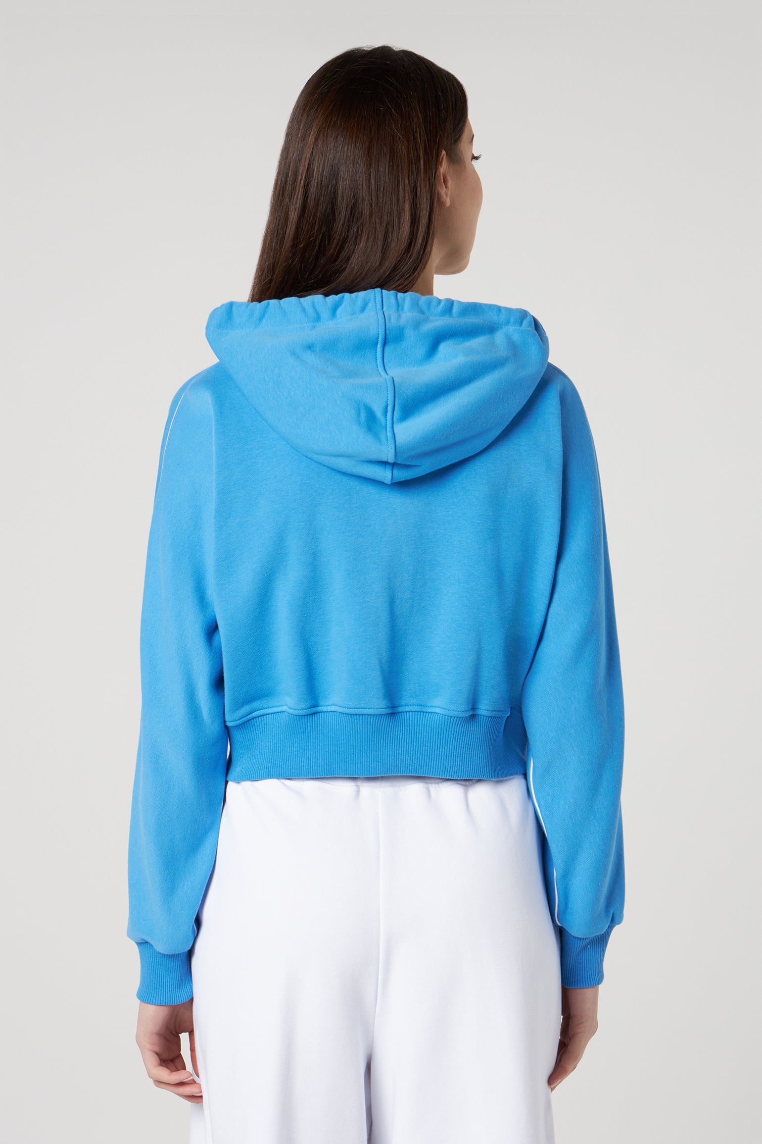 JIJIL Cobalt Blue Zip Sweatshirt