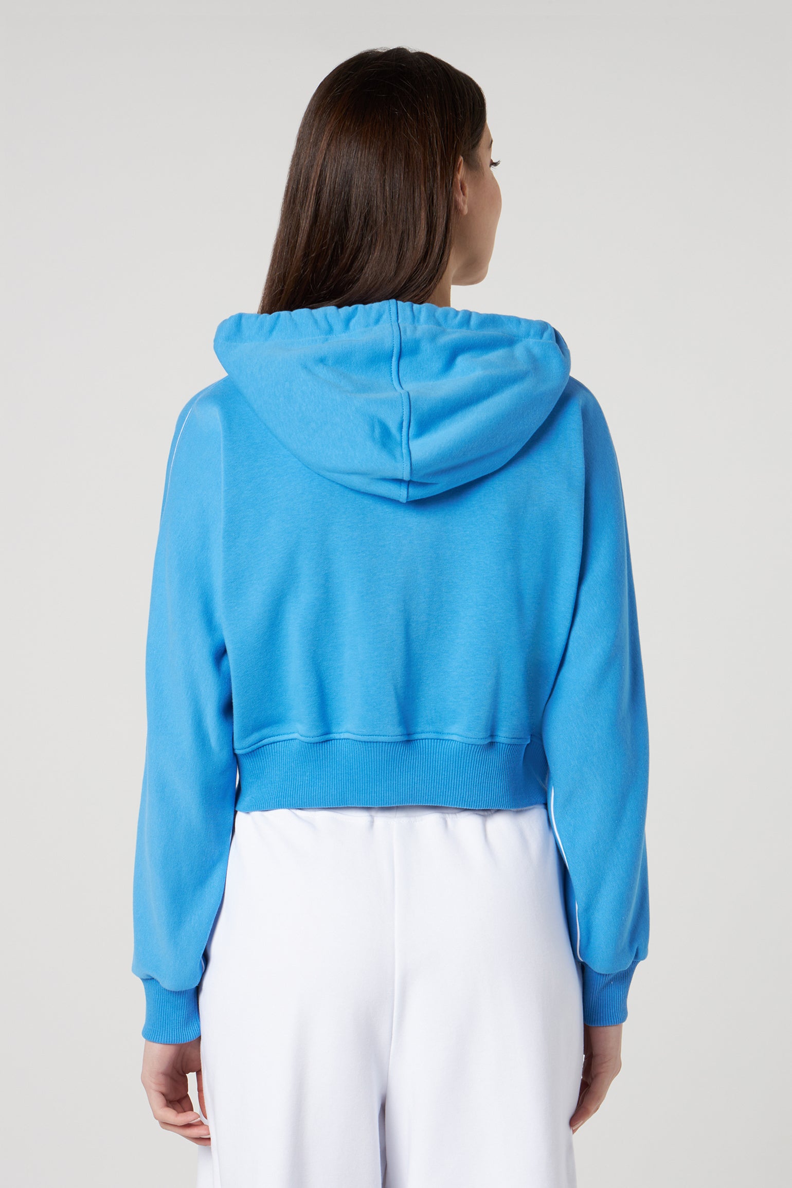 JIJIL Felpa con Zip Blu Cobalto