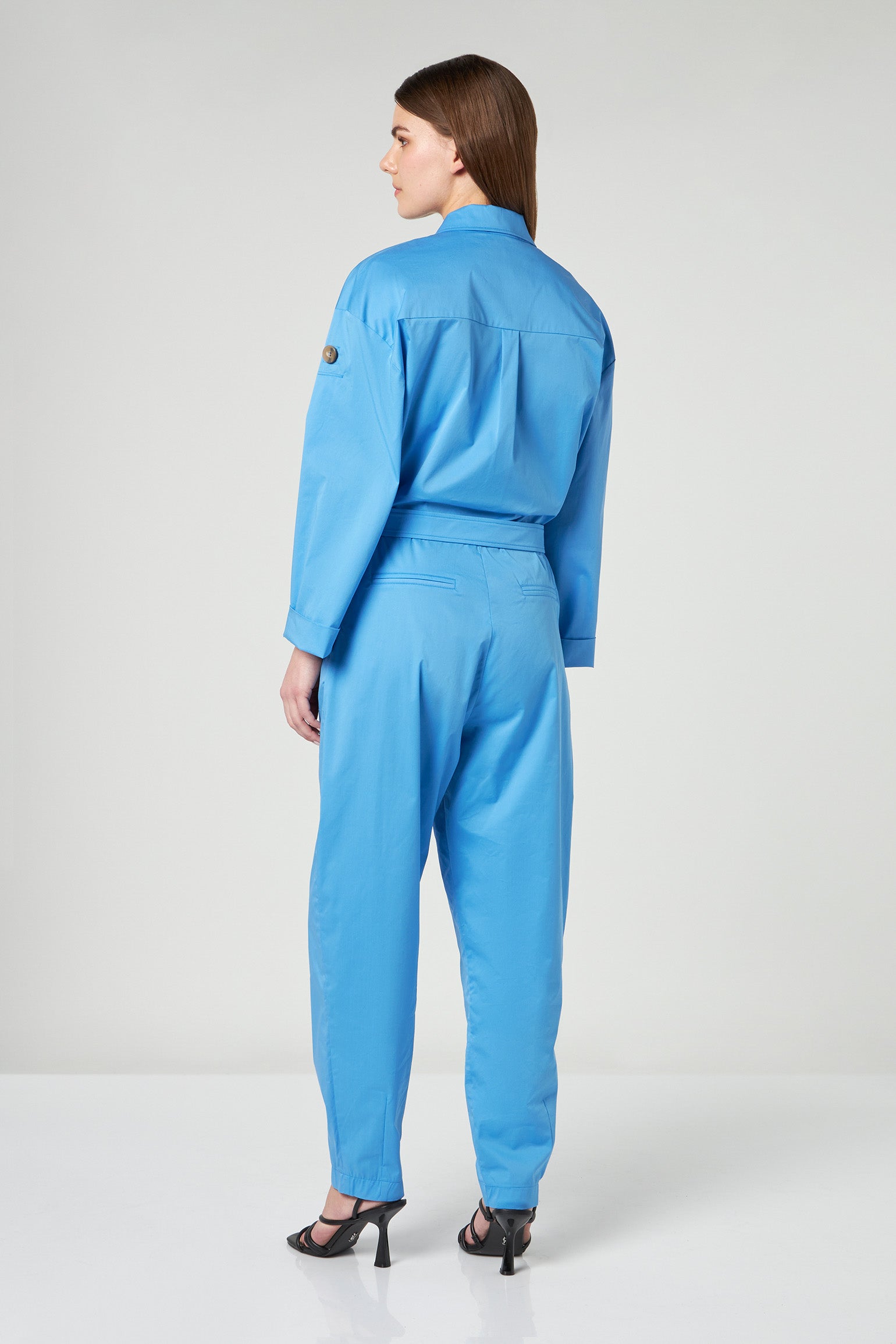 JIJIL Blue Long Jumpsuit