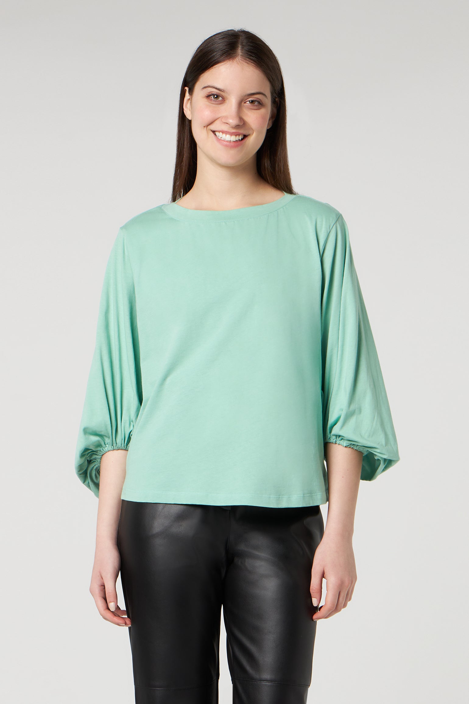JIJIL Anise Puff Sleeve T-Shirt
