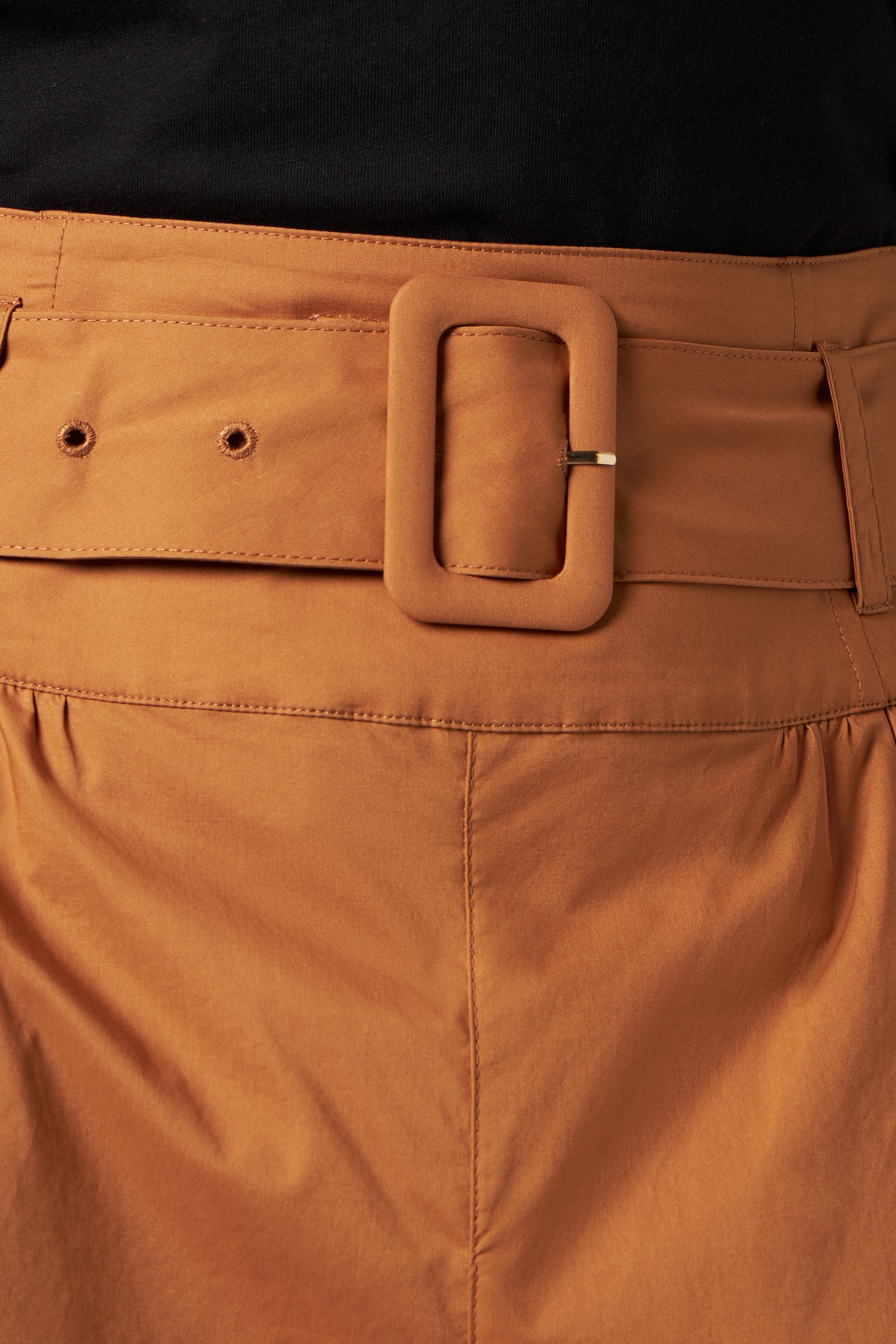 PATRIZIA PEPE Caramel Cotton Trousers