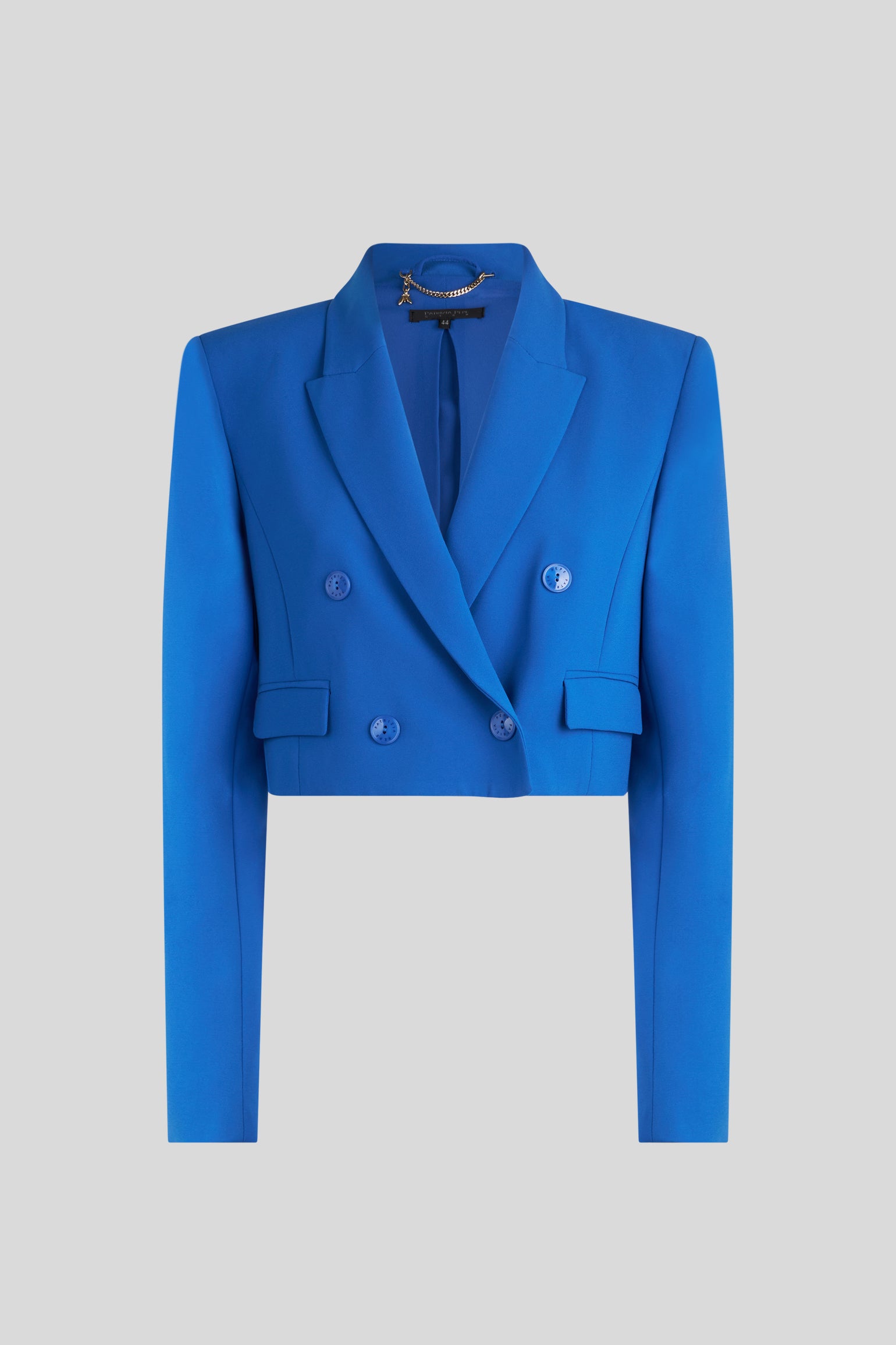 PATRIZIA PEPE Giacca Cropped Bluette Loverlock