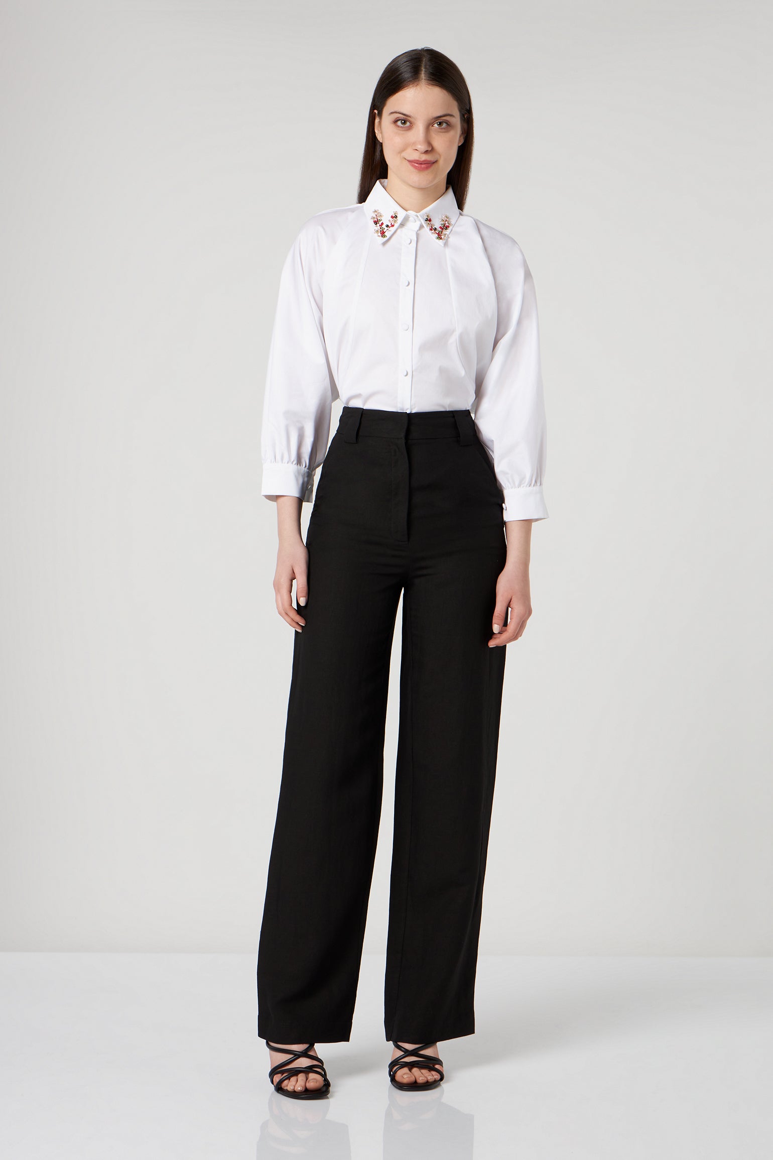 PATRIZIA PEPE Black Palazzo Pants
