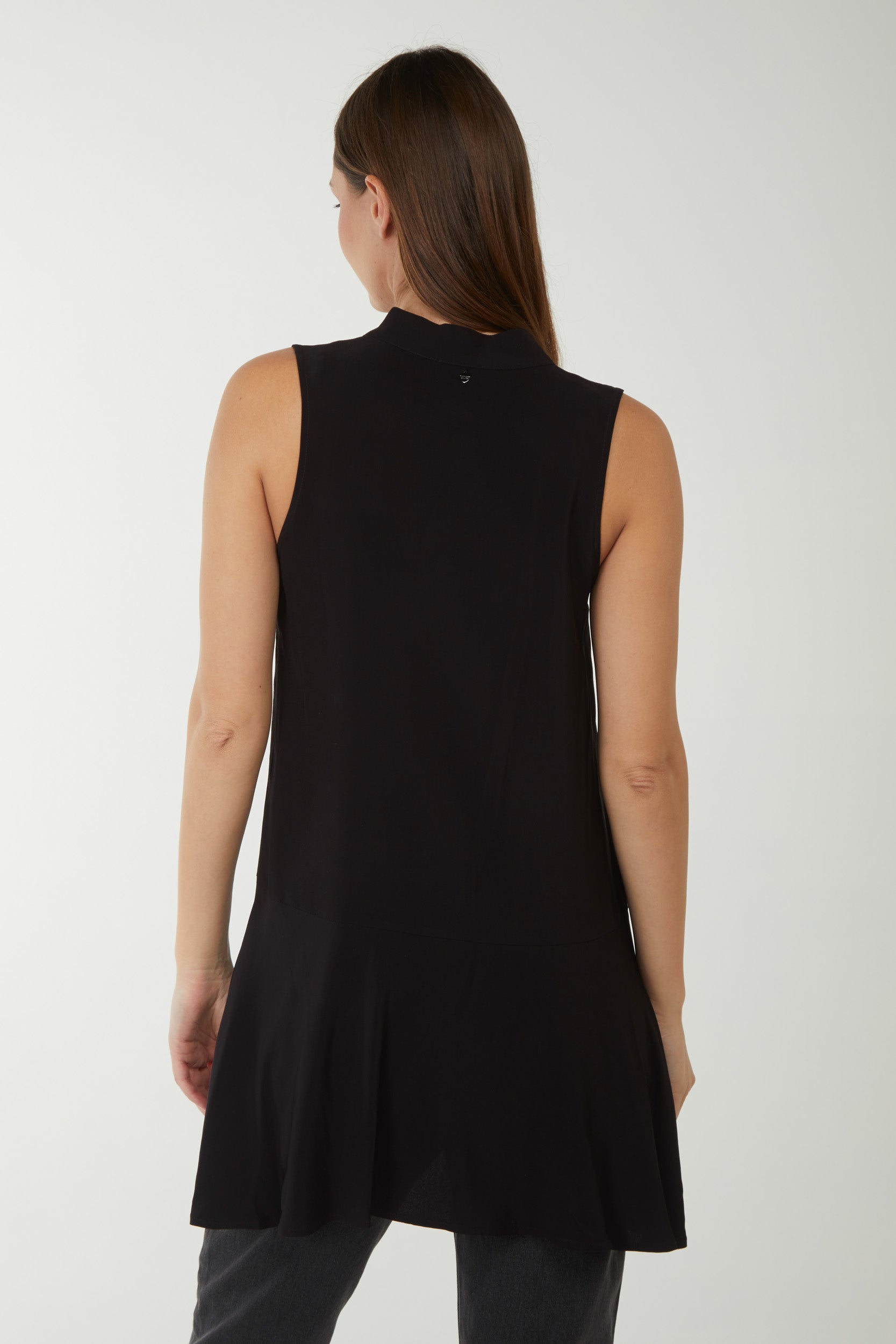 TWINSET Georgette top with bow collar