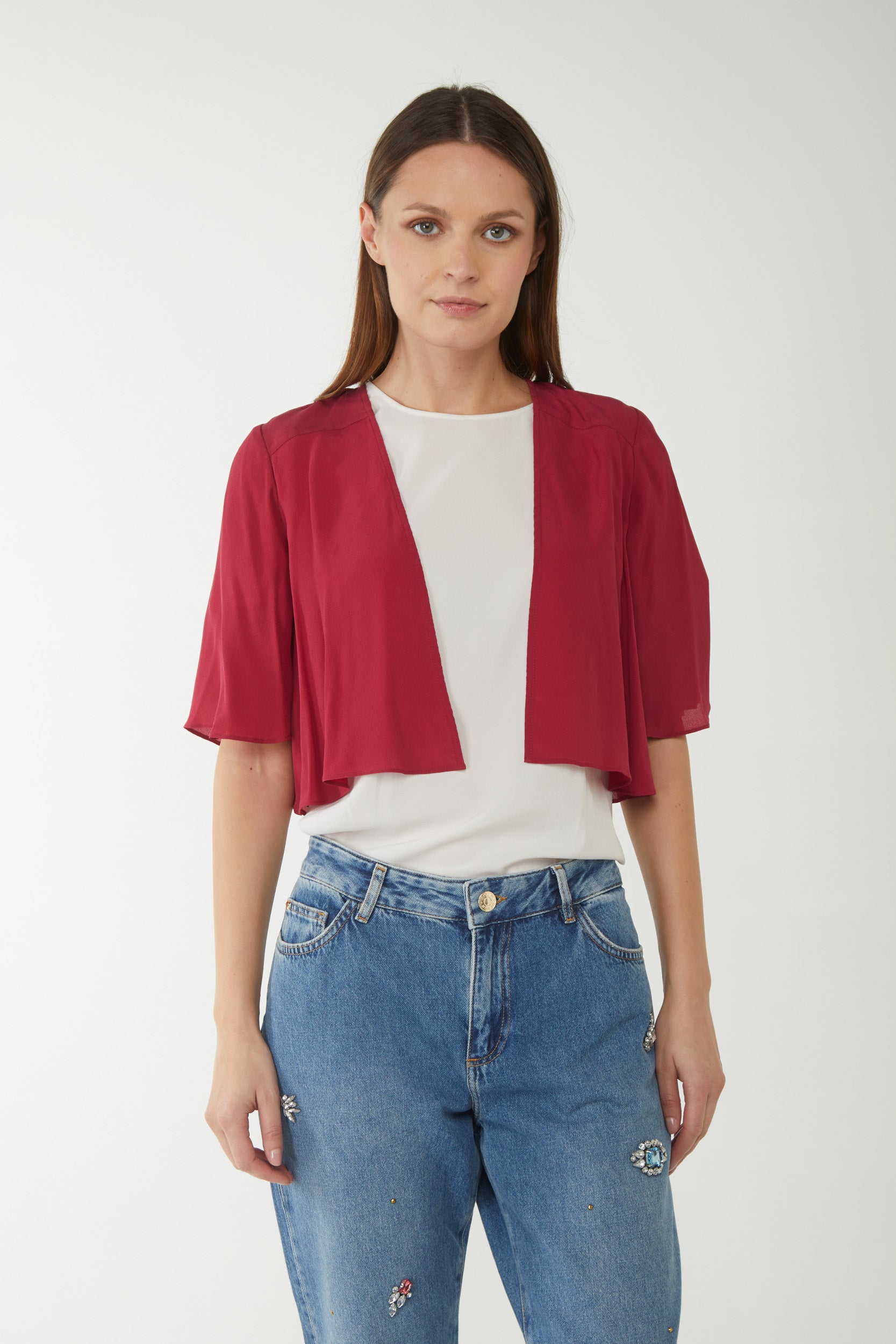 TWINSET Coprispalle Corto Rosso