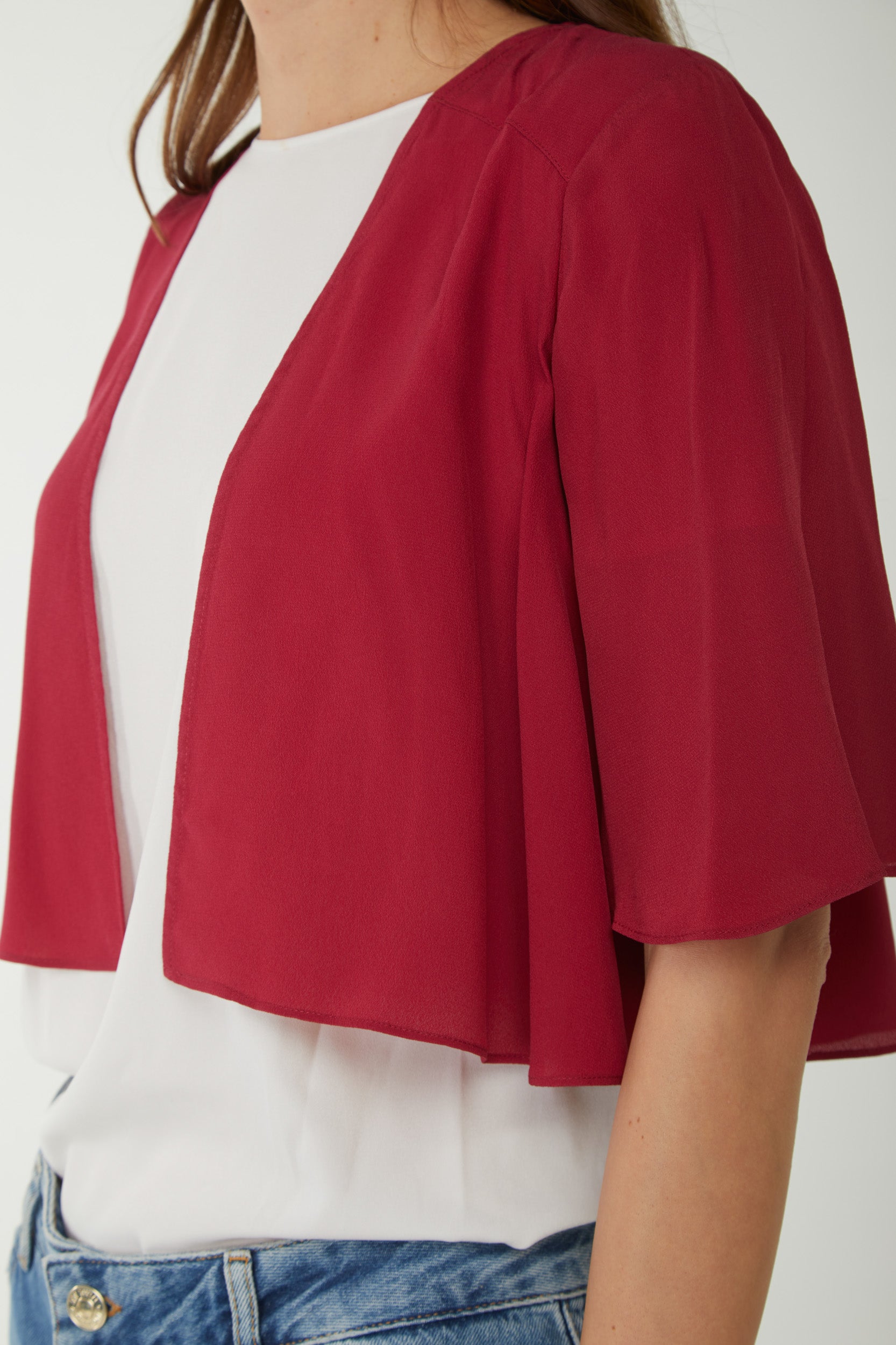 TWINSET Coprispalle Corto Rosso