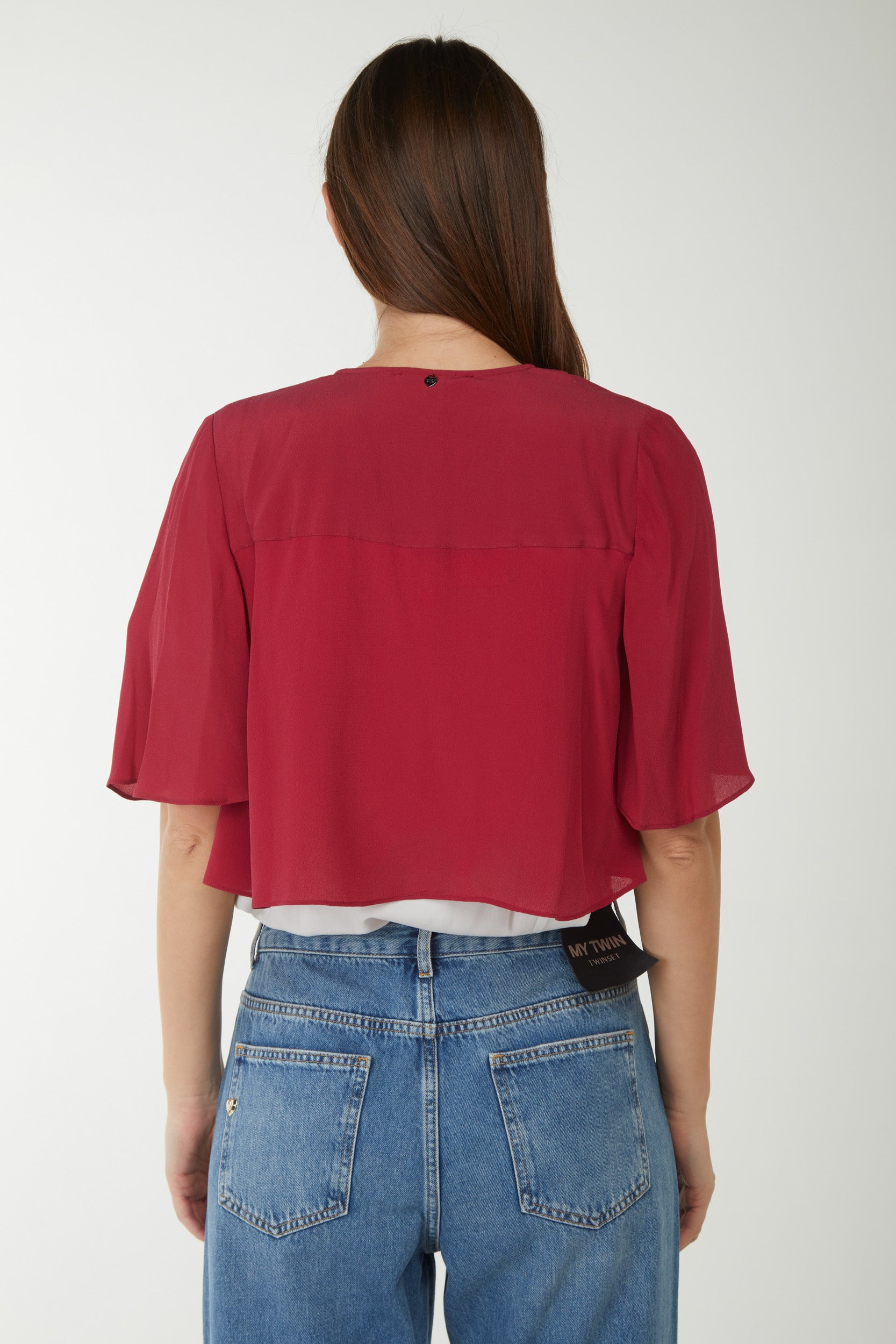 TWINSET Coprispalle Corto Rosso