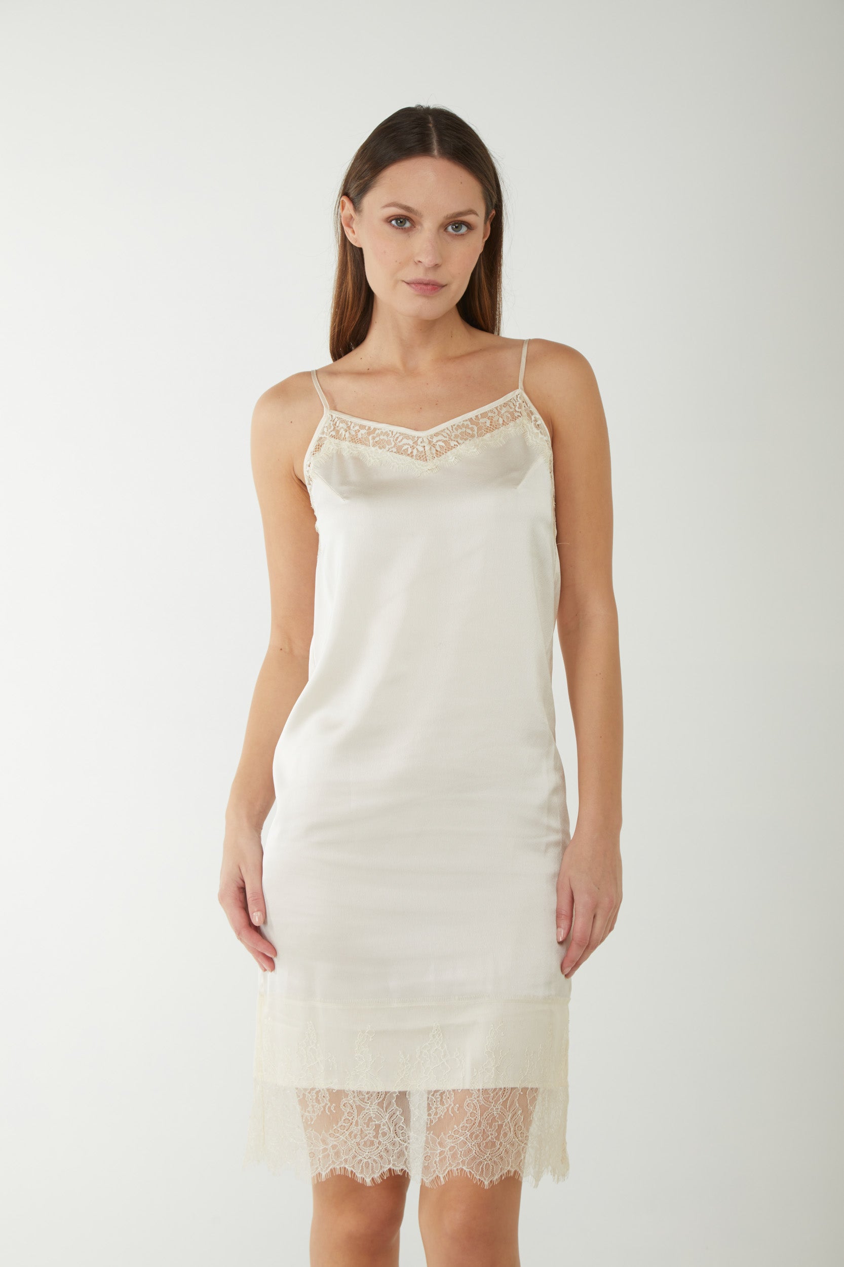 MY TWIN TWINSET Vanilla Slip Dress