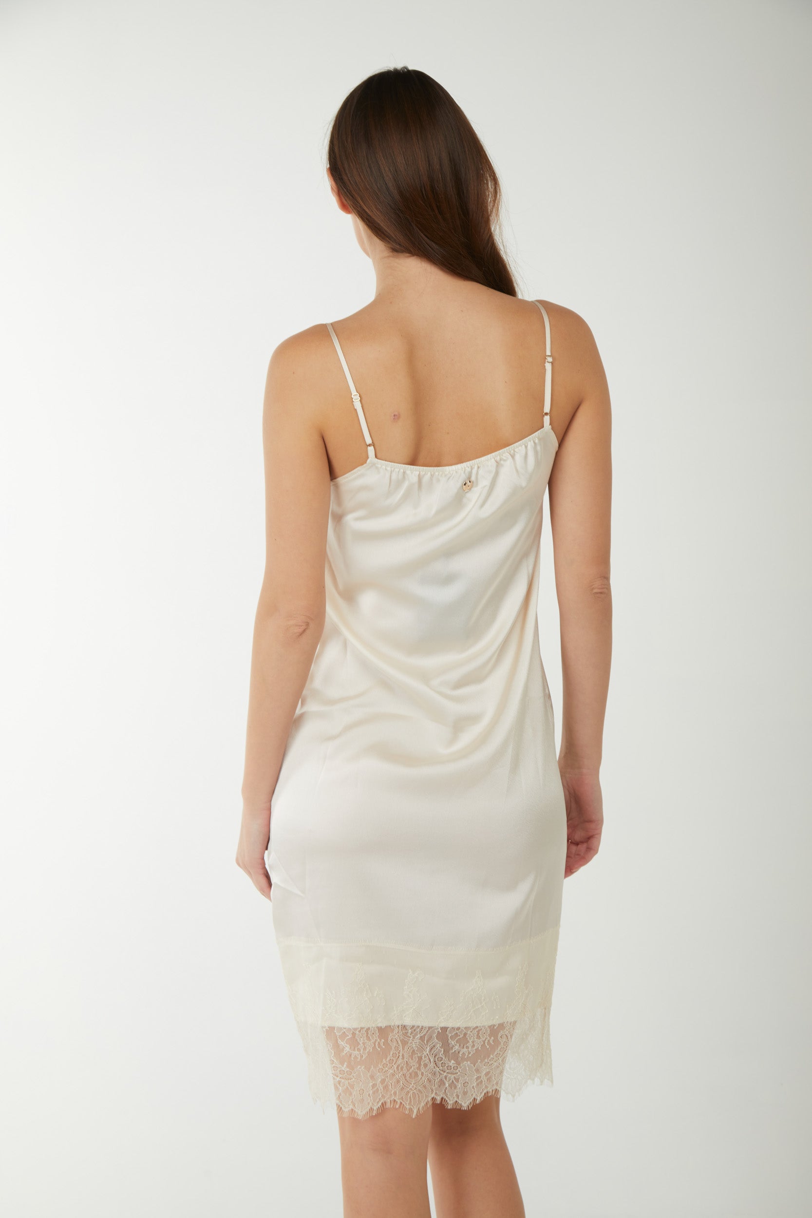 MY TWIN TWINSET Vanilla Slip Dress