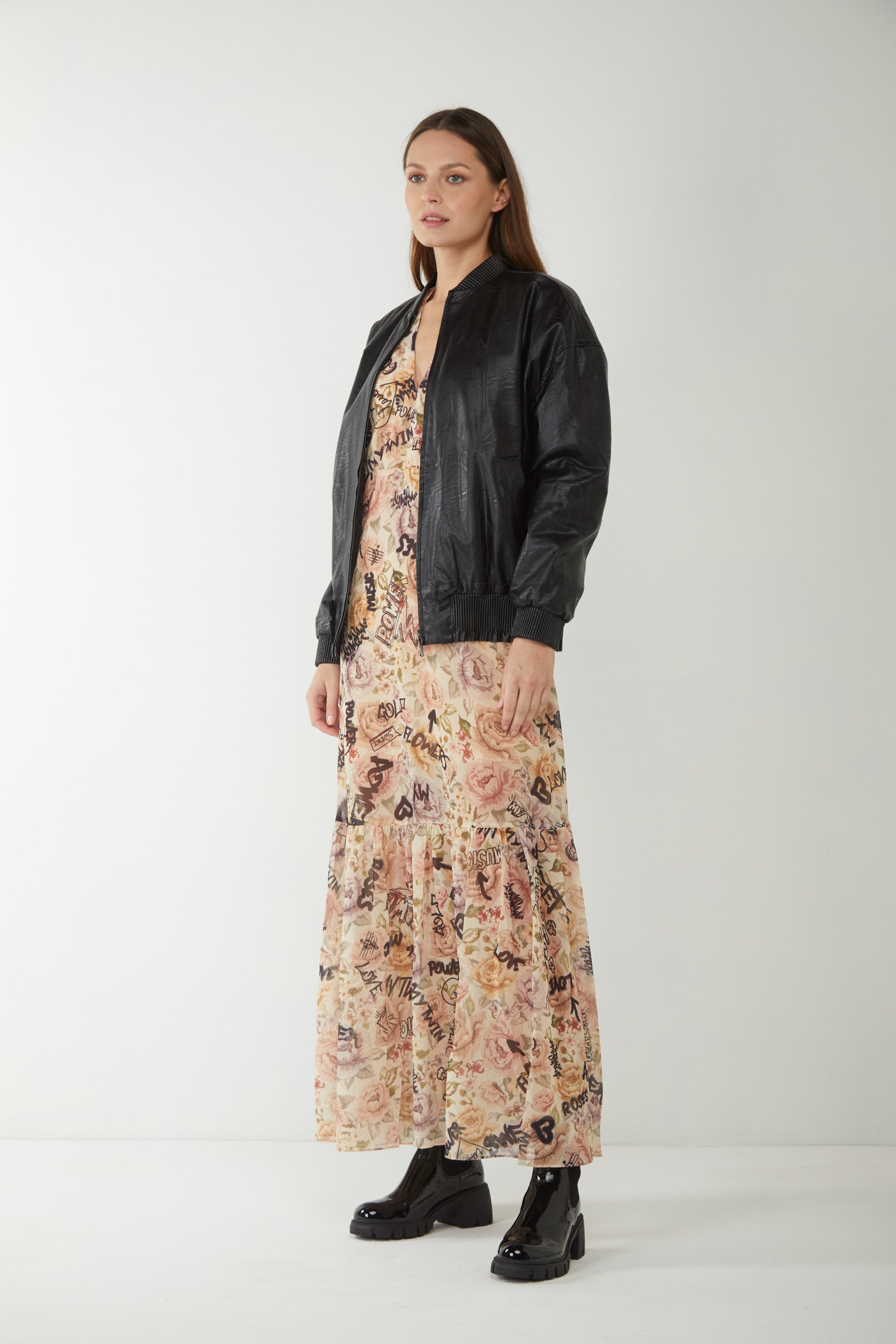 TWINSET Beige Patterned Dress