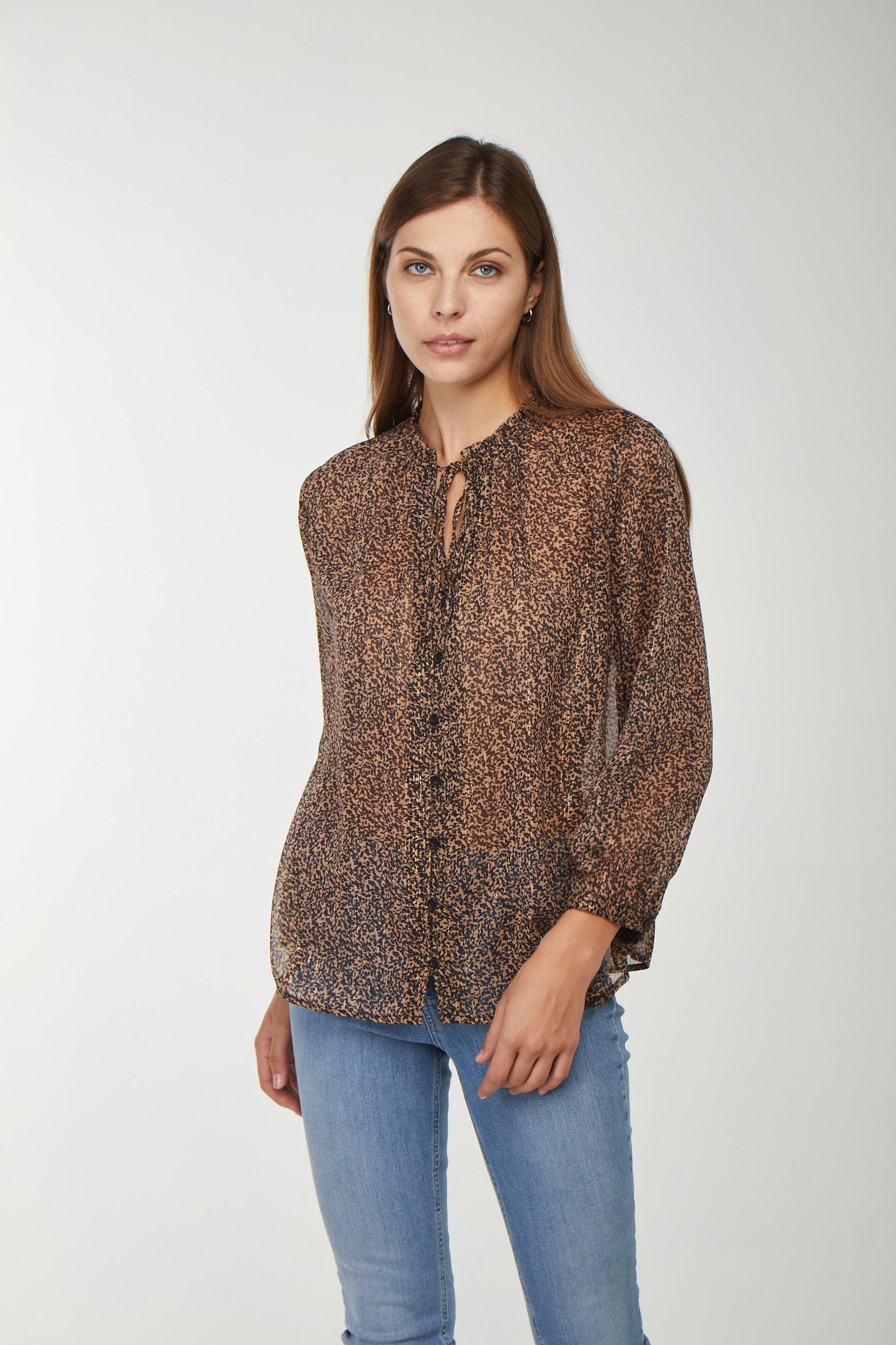LIU JO Patterned Georgette Blouse