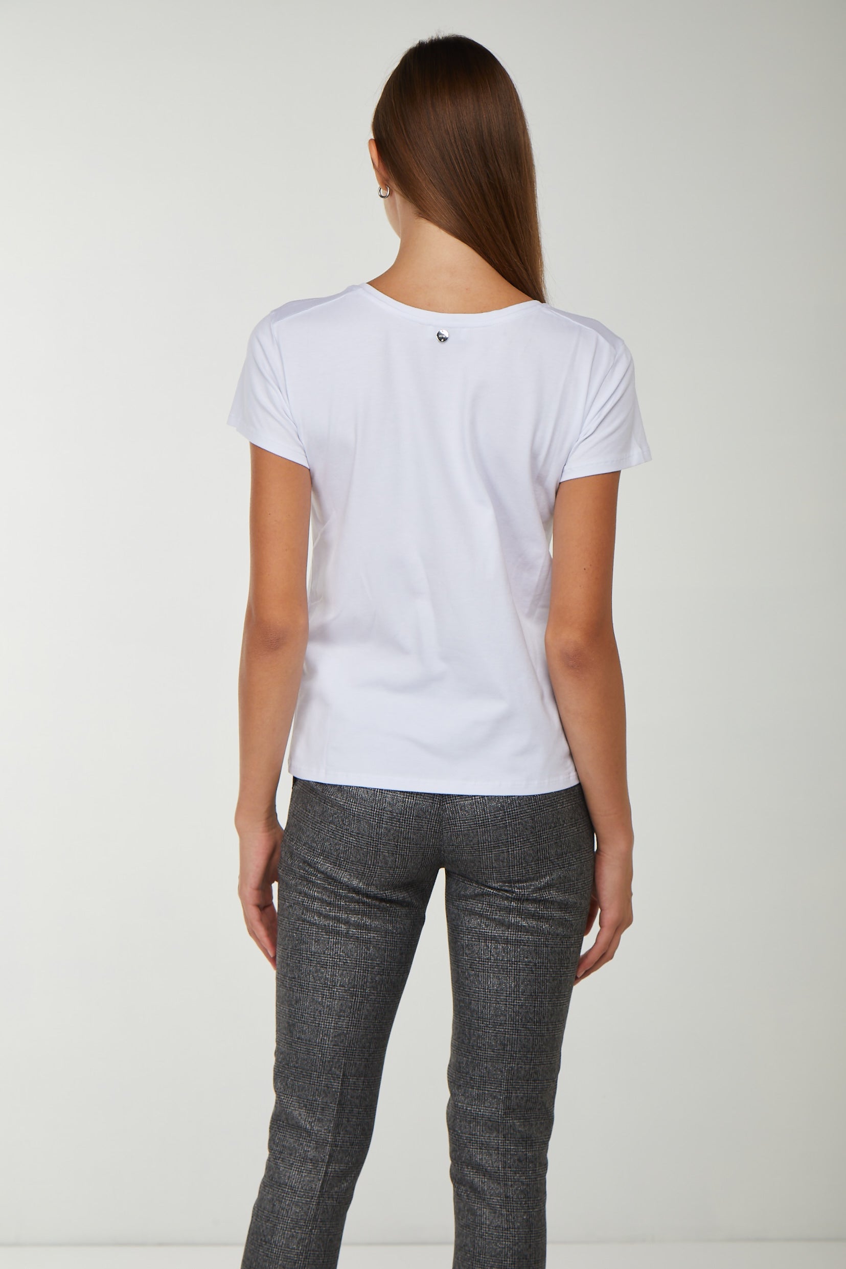 LIU JO T-shirt con Scritta Glitter