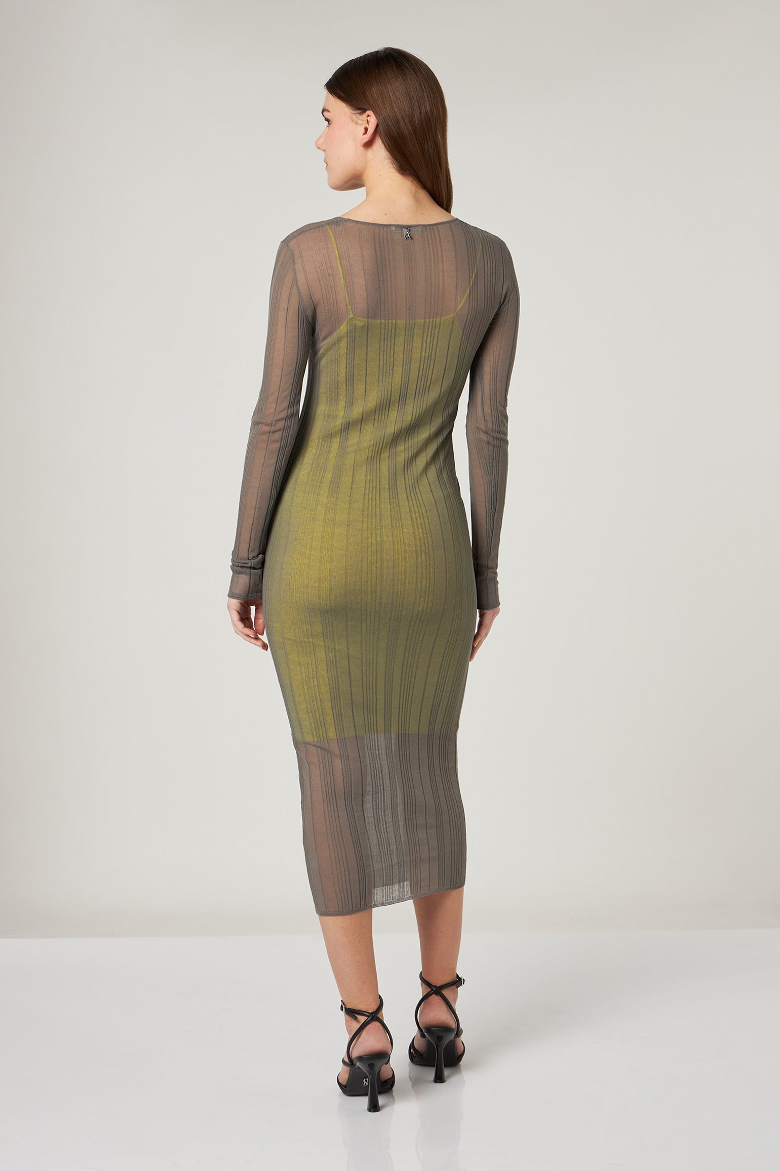 PATRIZIA PEPE Abito Longuette Gray Citrus