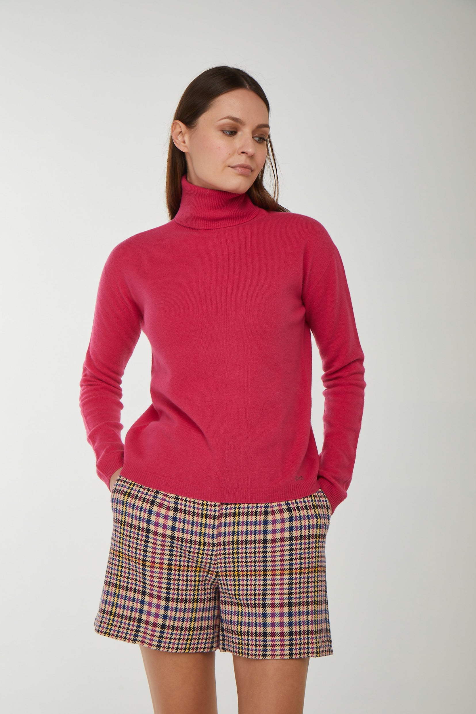 LIU JO Fuchsia turtleneck