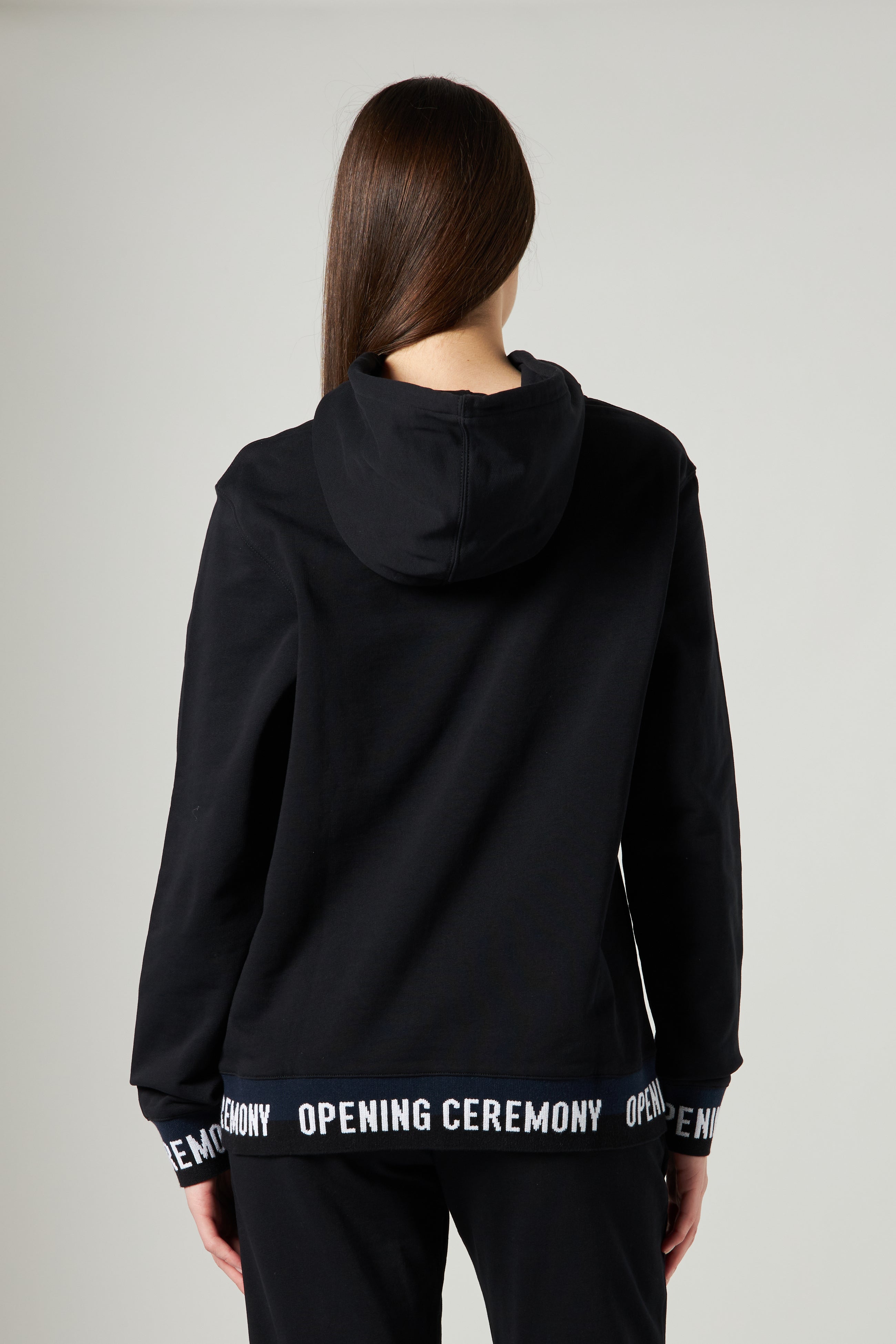 OPENING CEREMONY Felpa con Cappuccio Nera