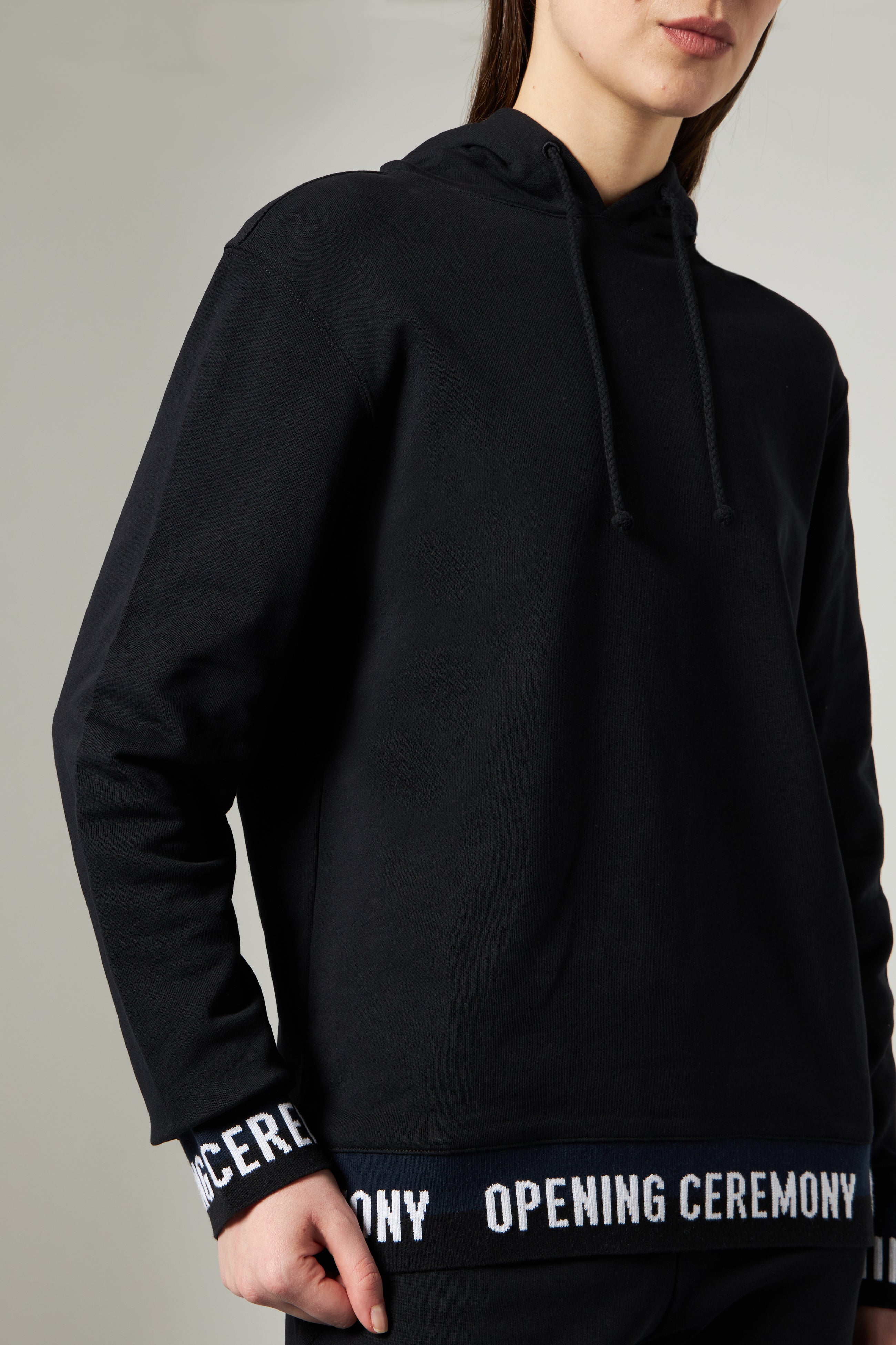 OPENING CEREMONY Felpa con Cappuccio Nera