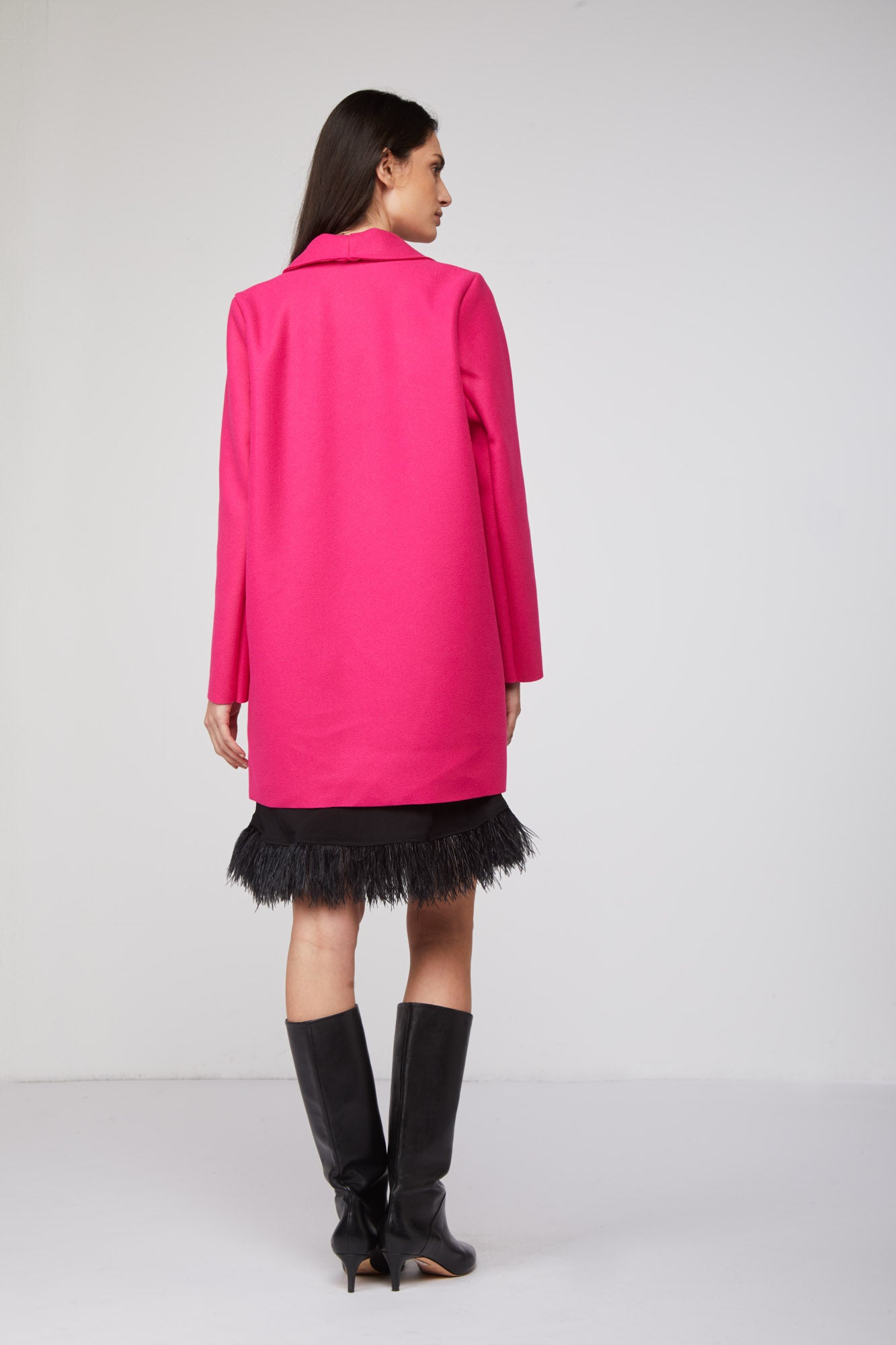 MANGANO Cappotto "London" Fucsia