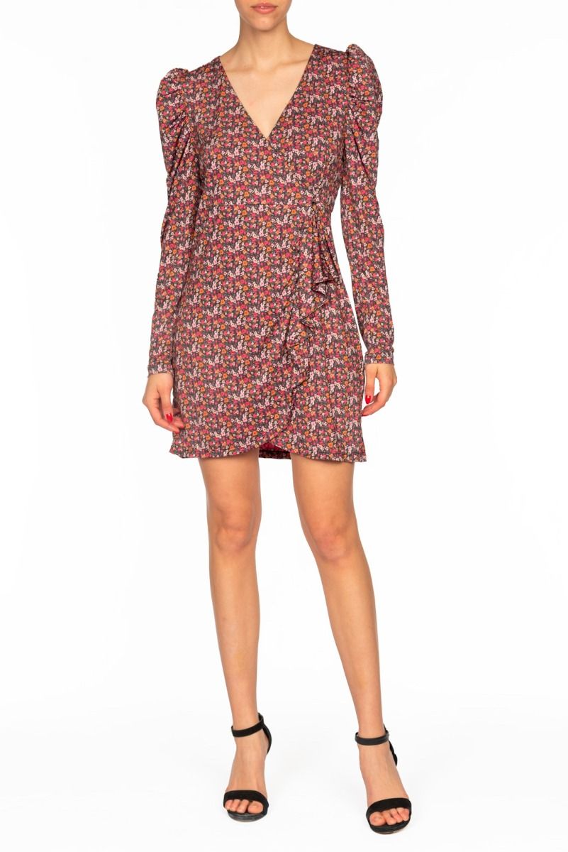 ALESSANDRA GALLO Abito a Portafoglio Fiori