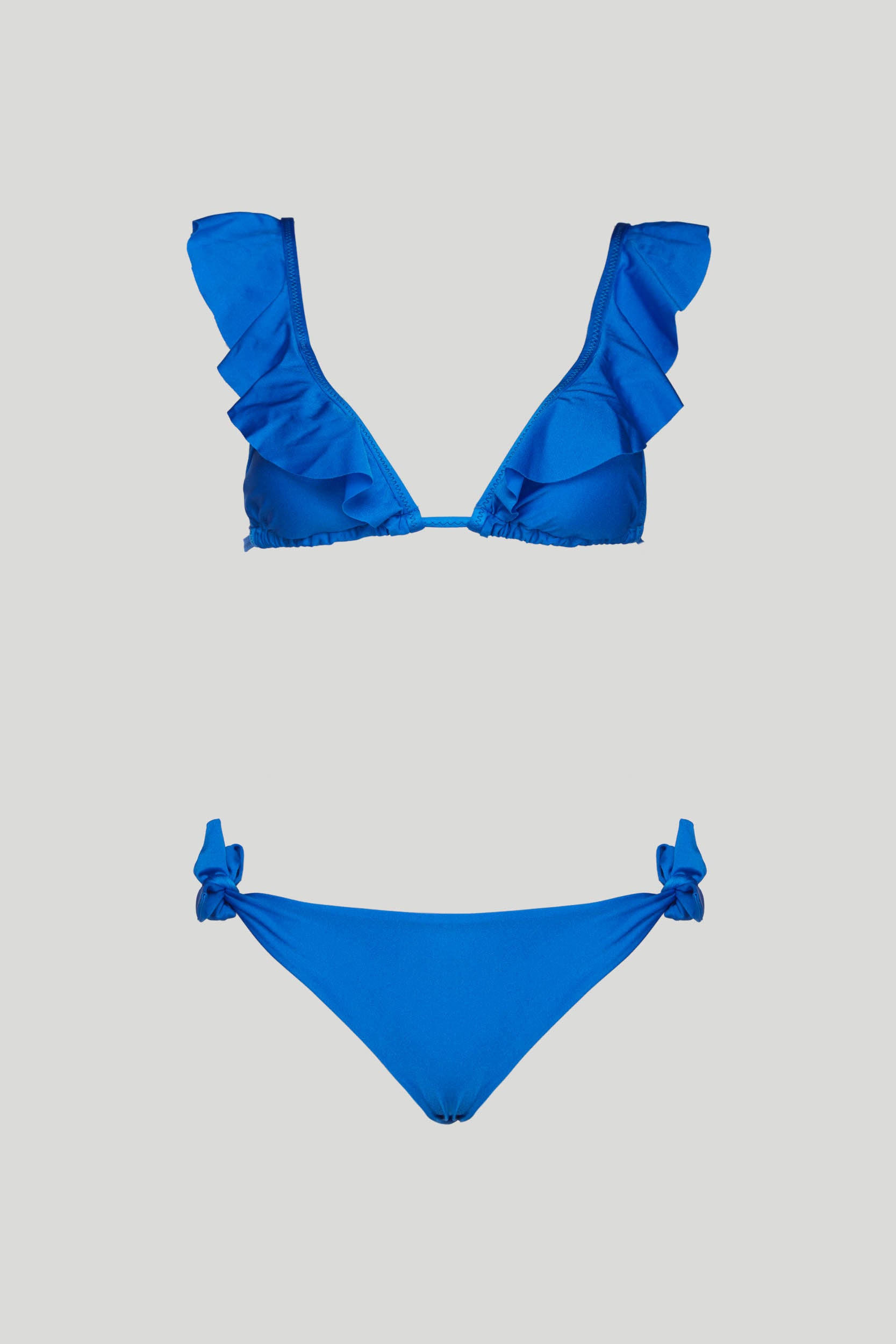 SECRETS LOVE Bikini Sorrento Bluette con Top a Volant Loverlock