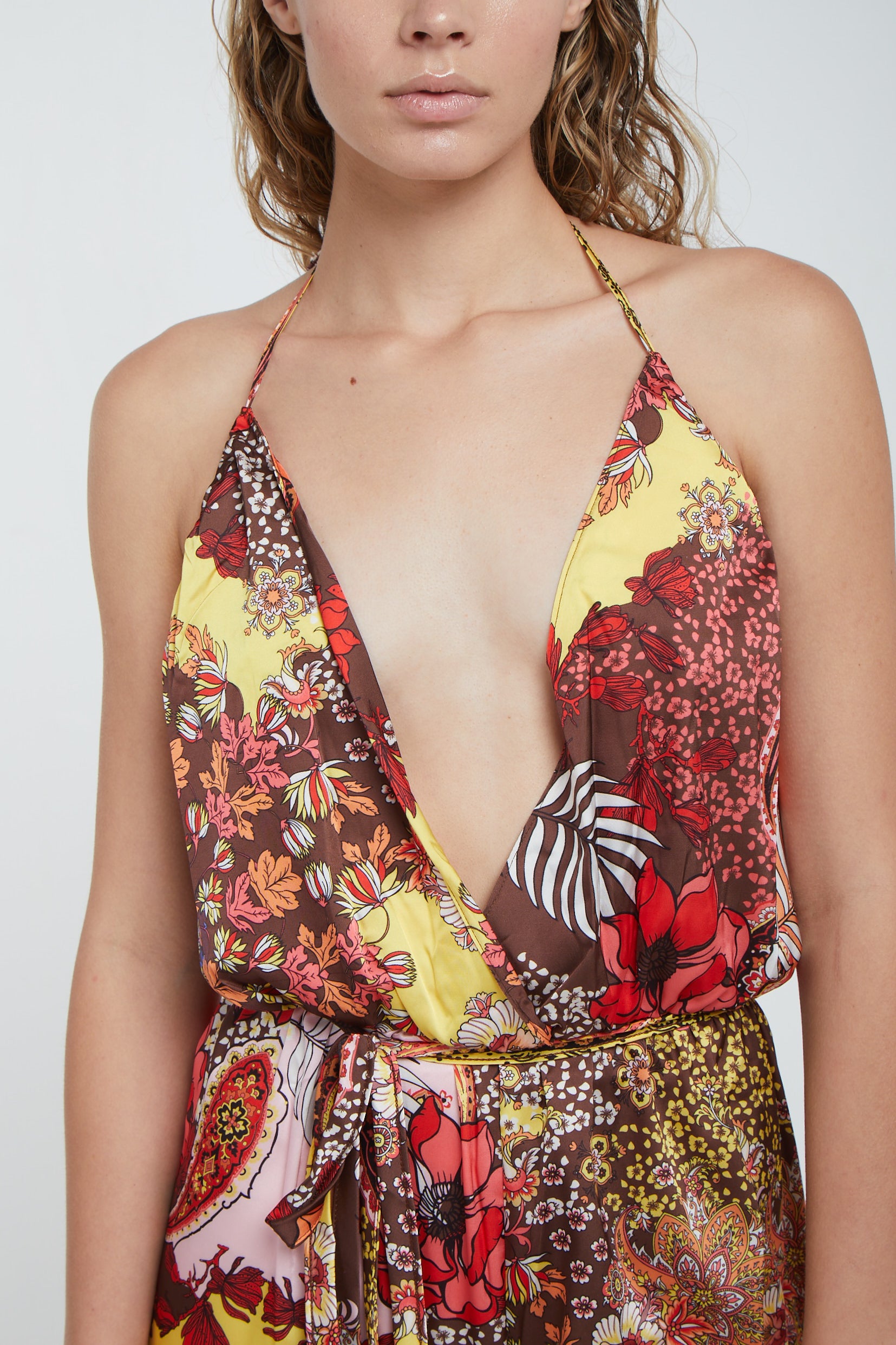 F ** K Floral Long Jumpsuit