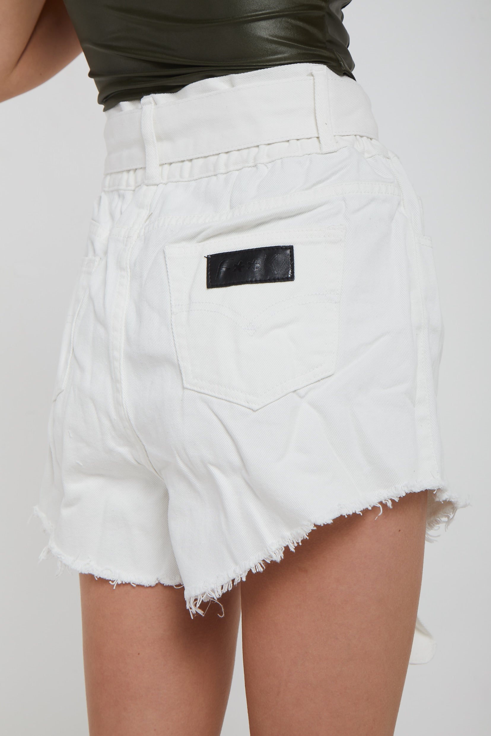 F**K Short Bianco