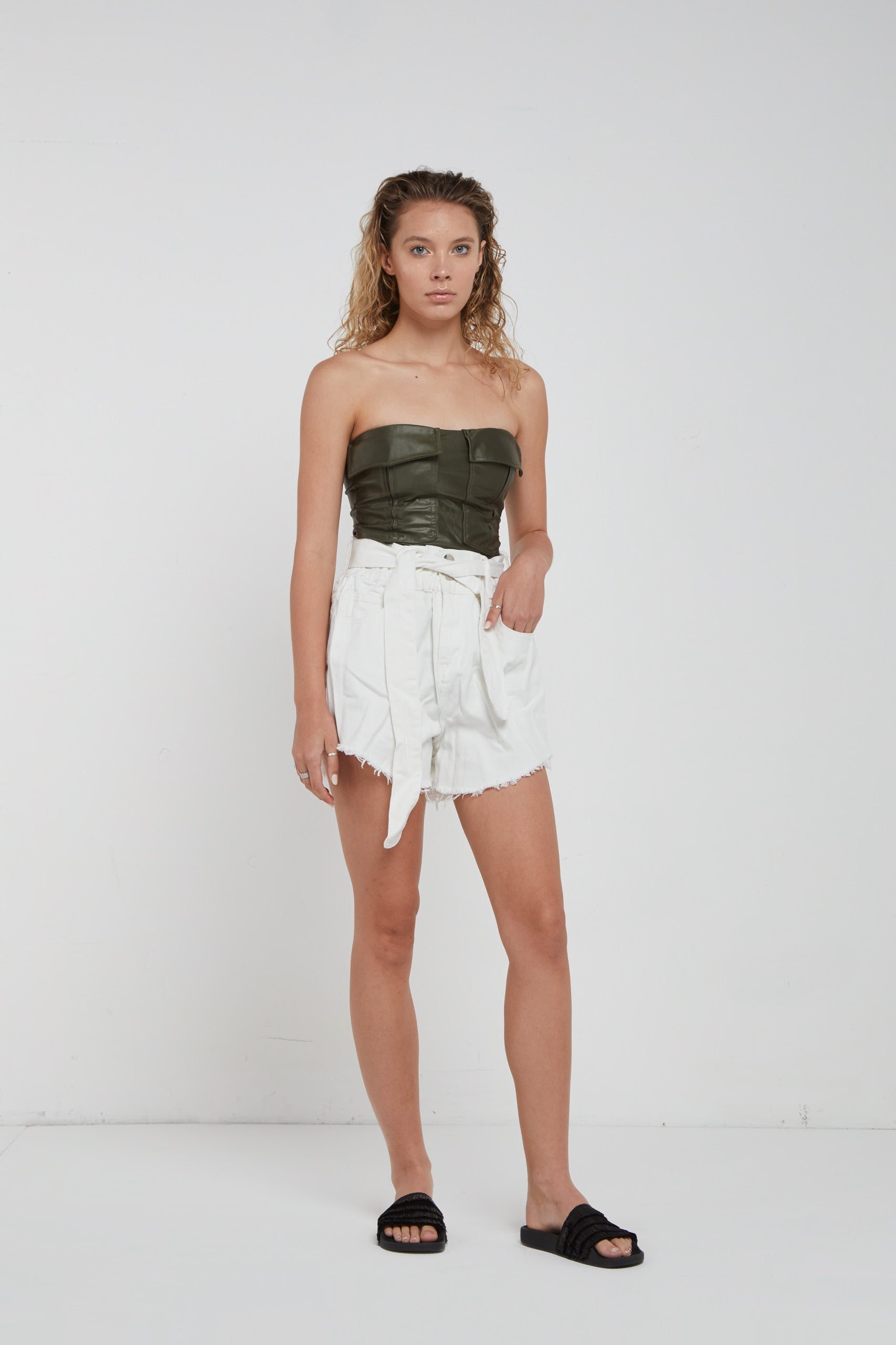 F**K Short Bianco