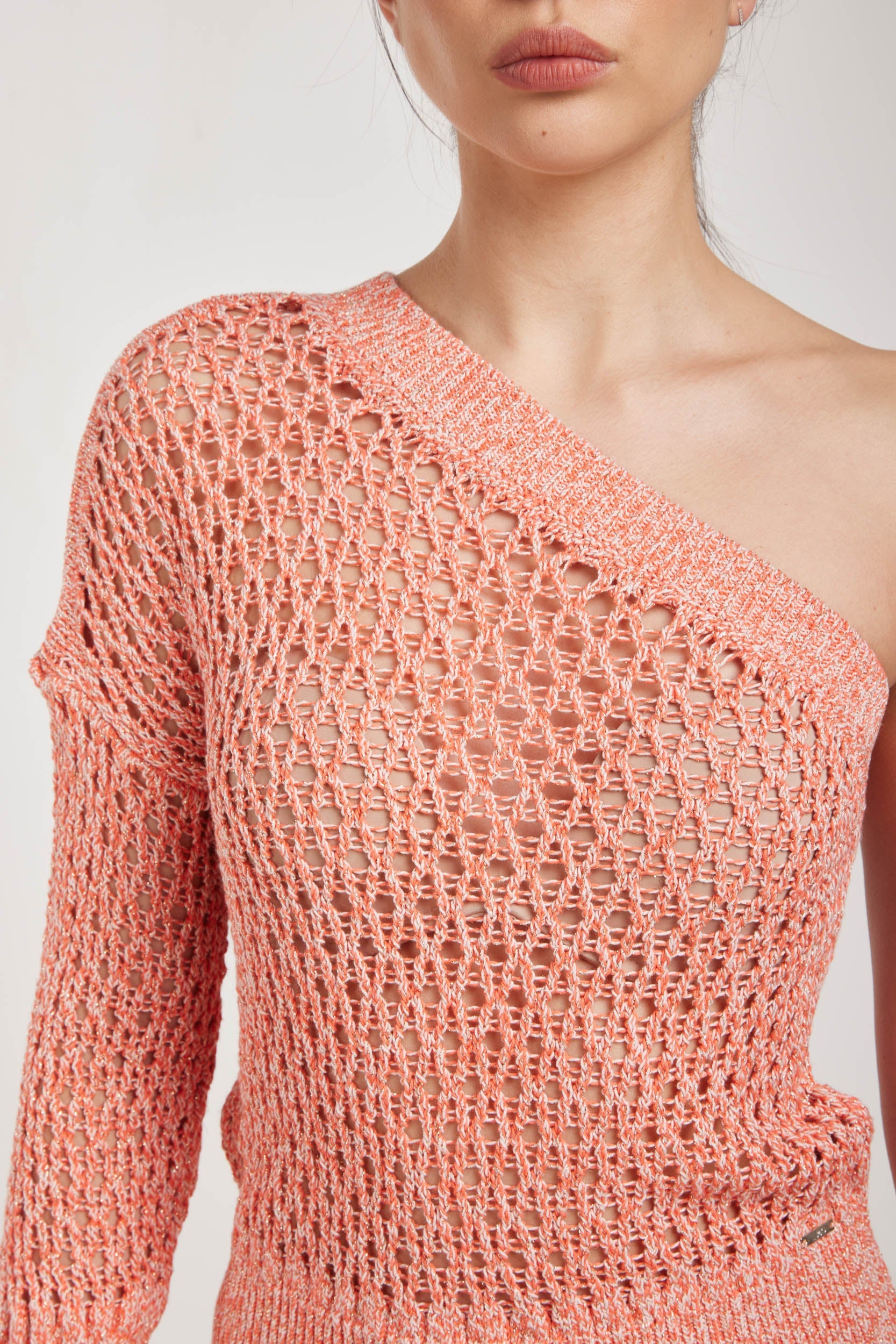 LIU-JO Maglia Monospalla Fishnet