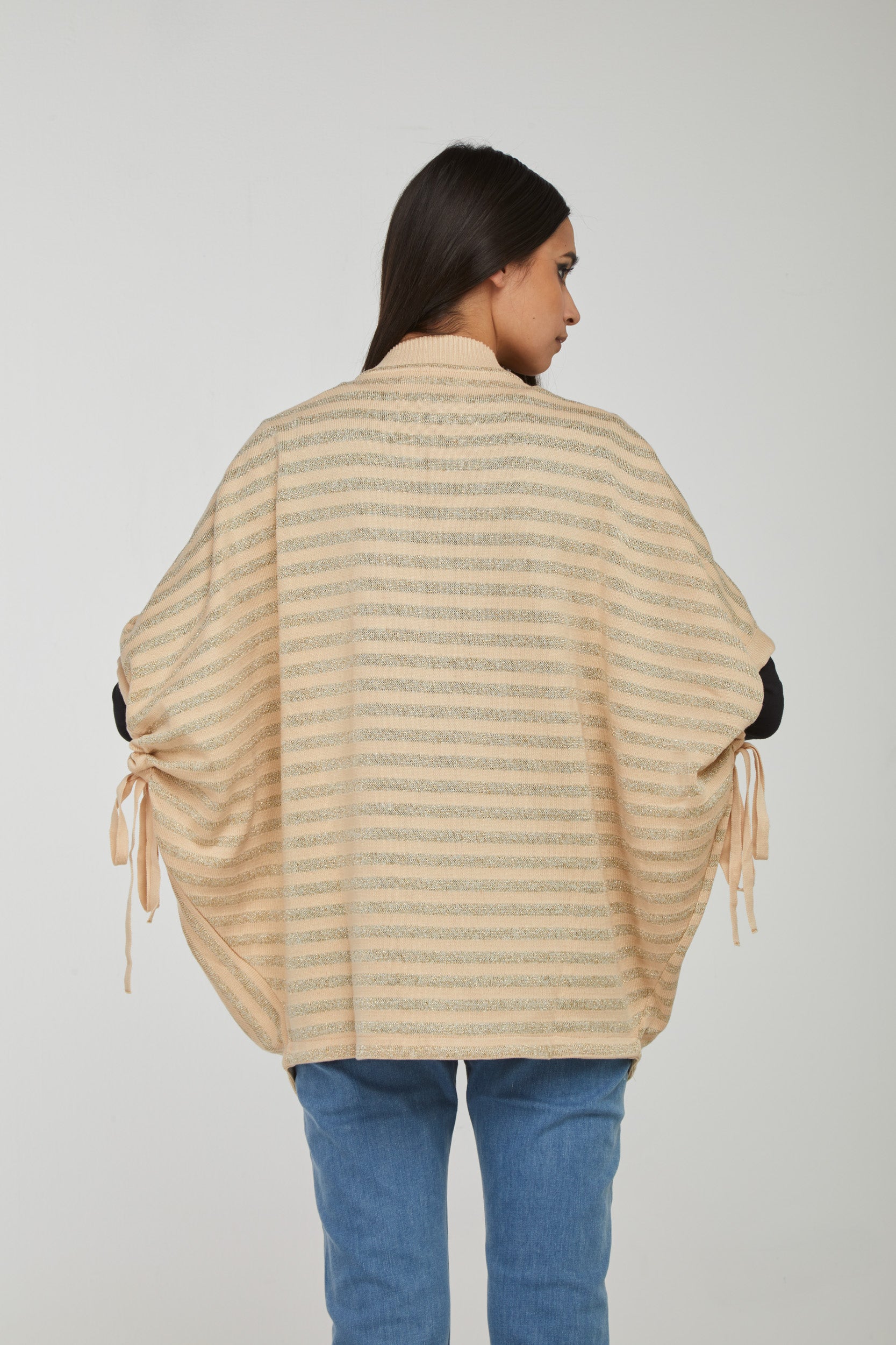 OTTOD'AME Cardigan Lurex Strisce