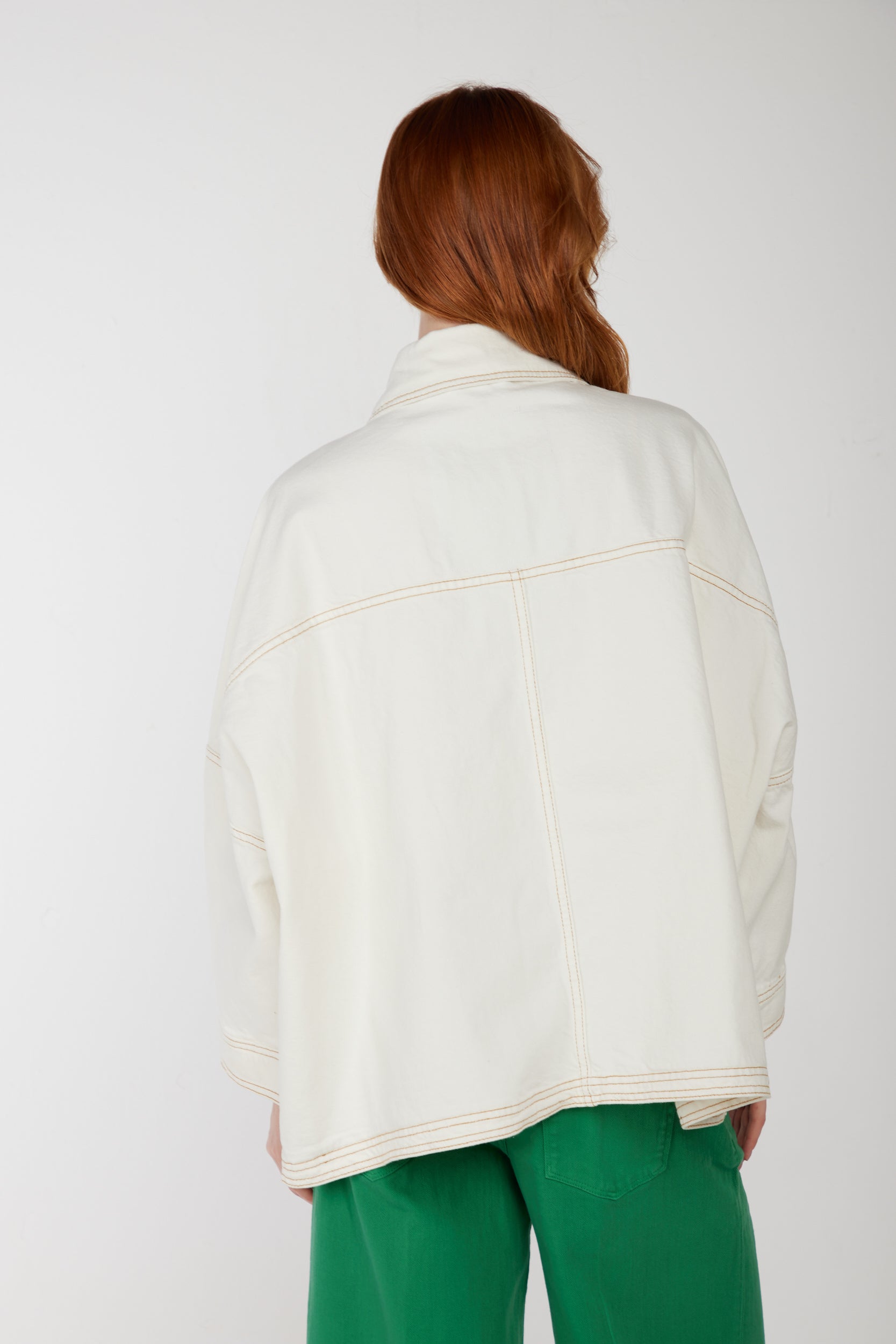 OOF WEAR Giacca in Denim Panna