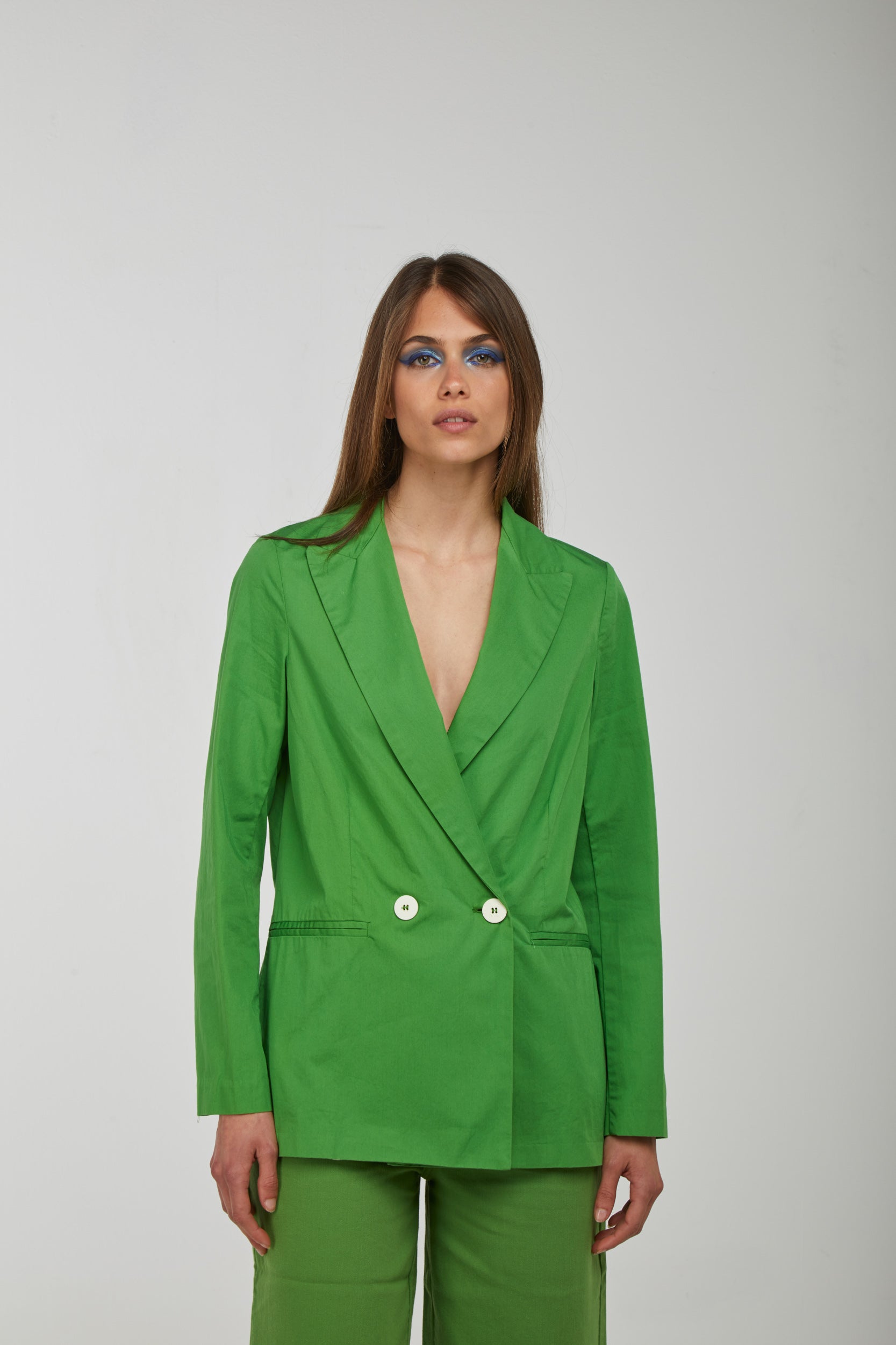 OTTOD'AME Blazer Doppiopetto Verde