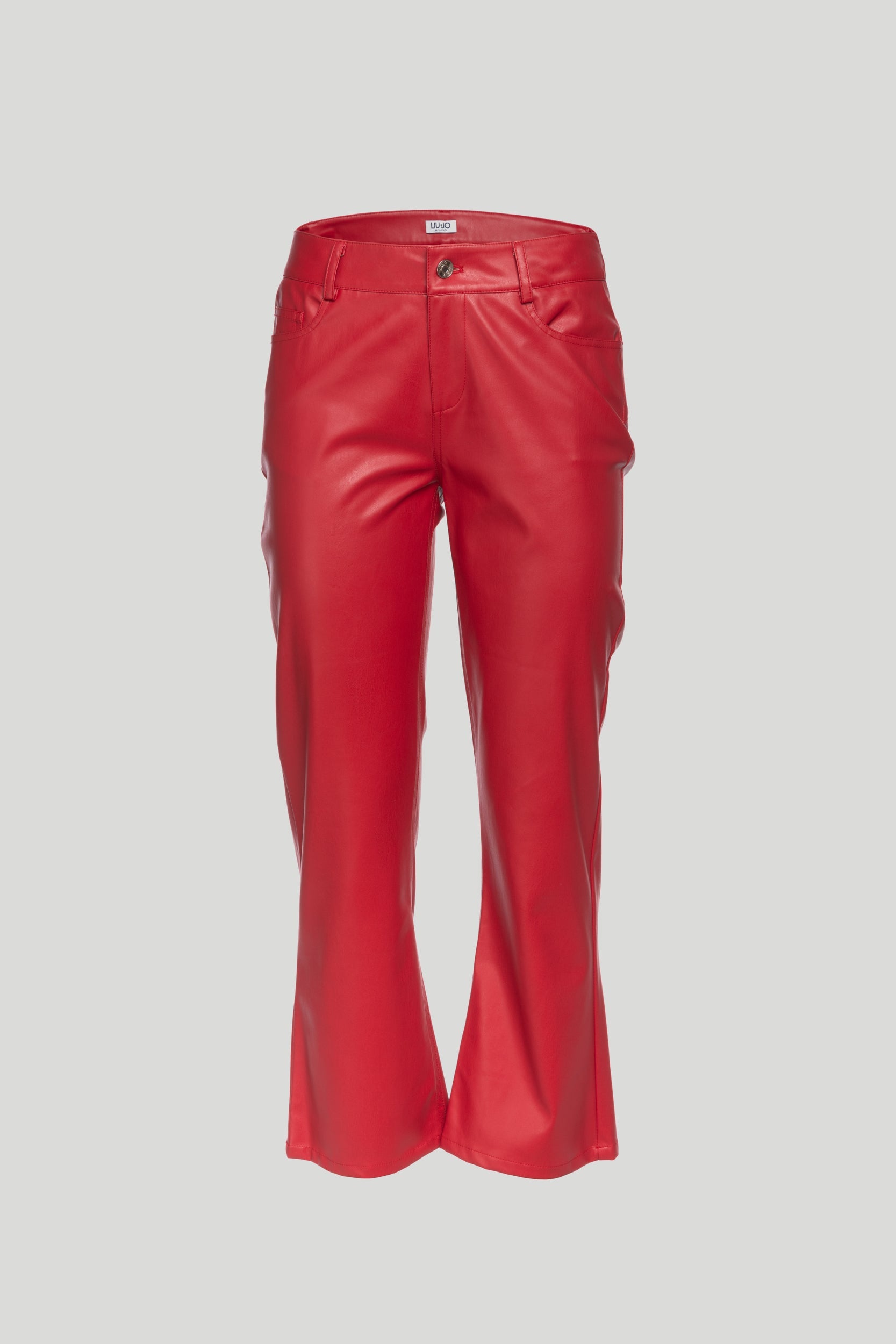 LIU-JO Red Leather Pants