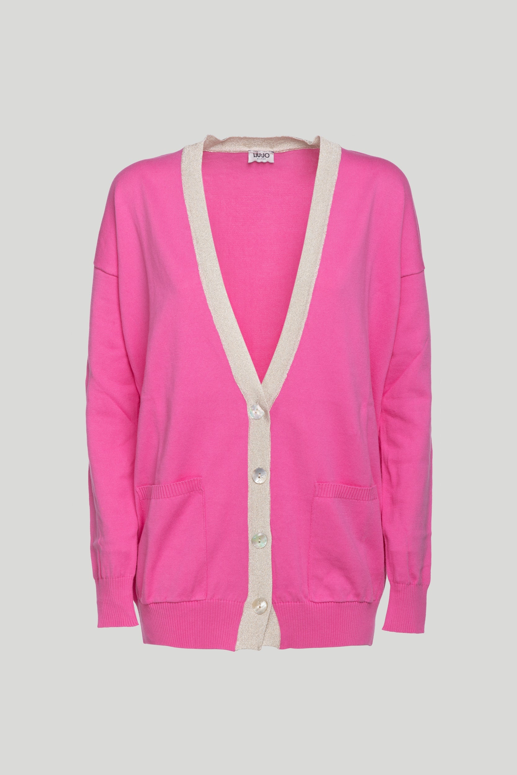 LIU-JO Pink and Beige Cardigan