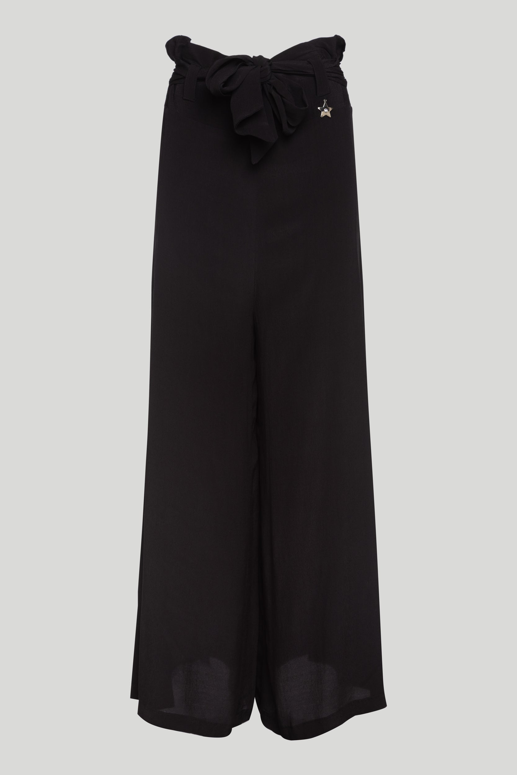 LIU-JO Palazzo Black Trousers