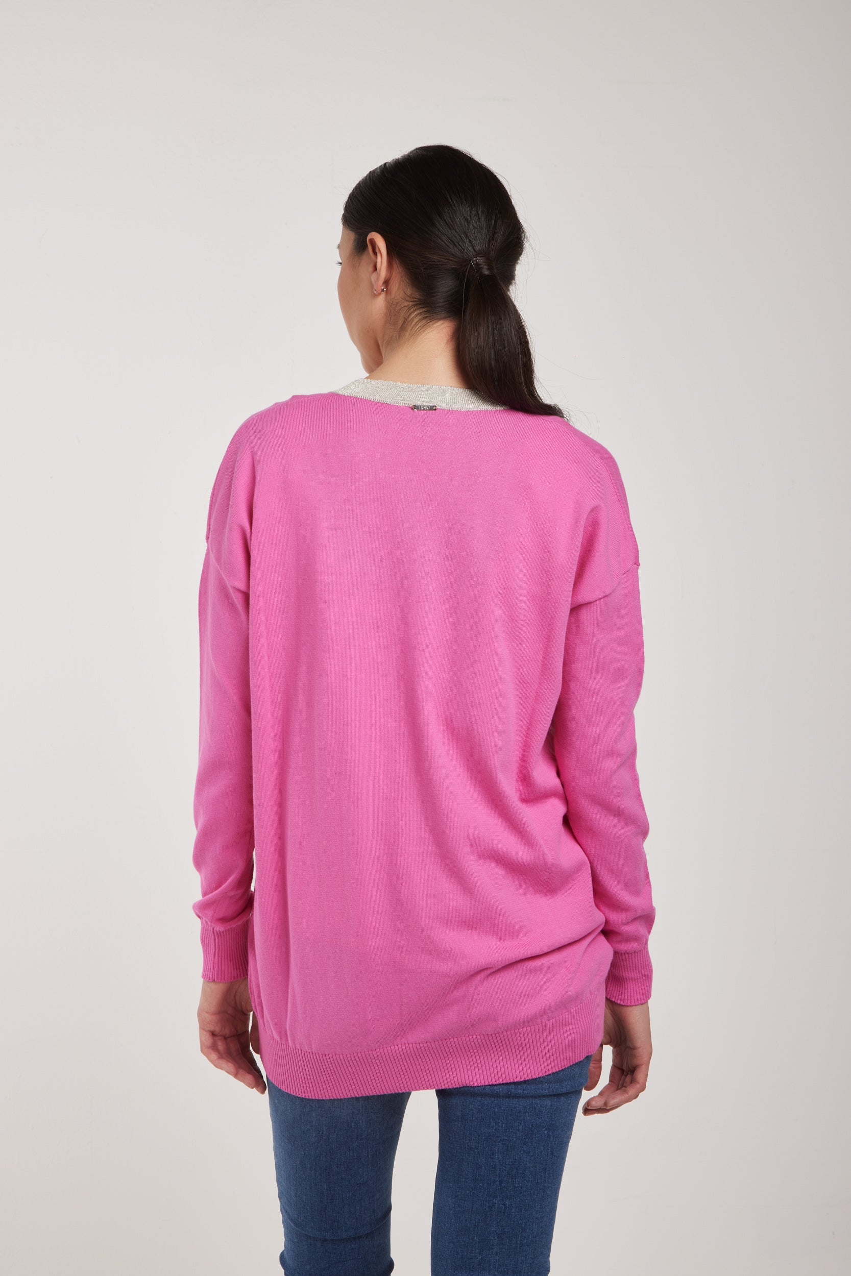 LIU-JO Pink and Beige Cardigan