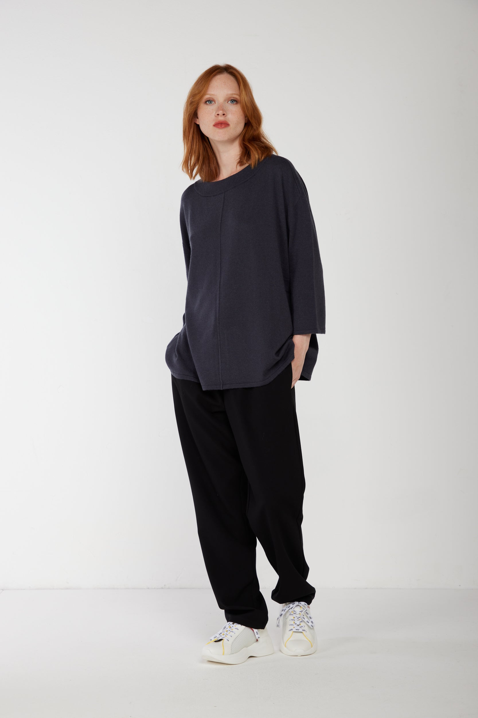 ALESSIA SANTI Maglia Blu Notte