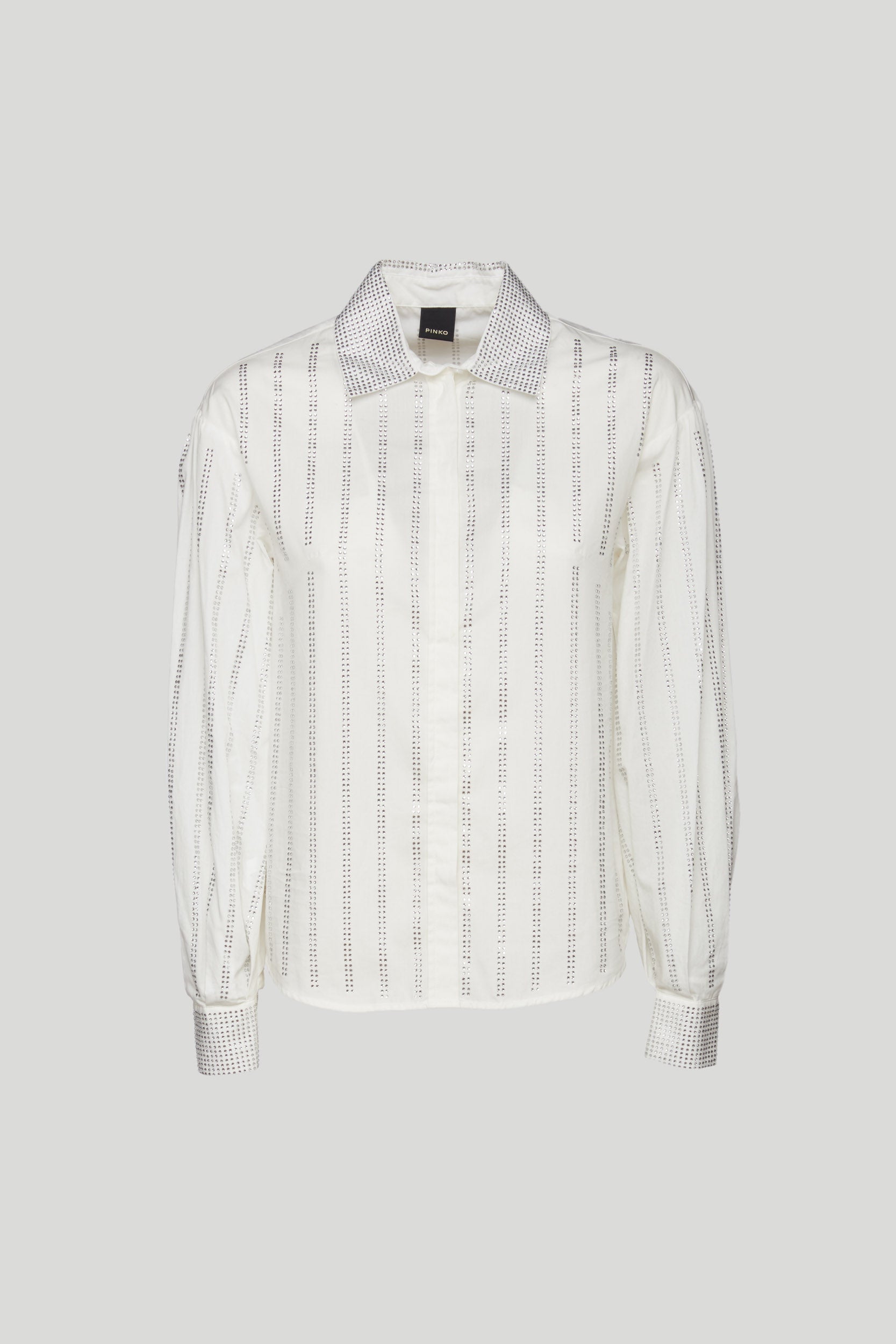PINKO White Shirt with Glitter