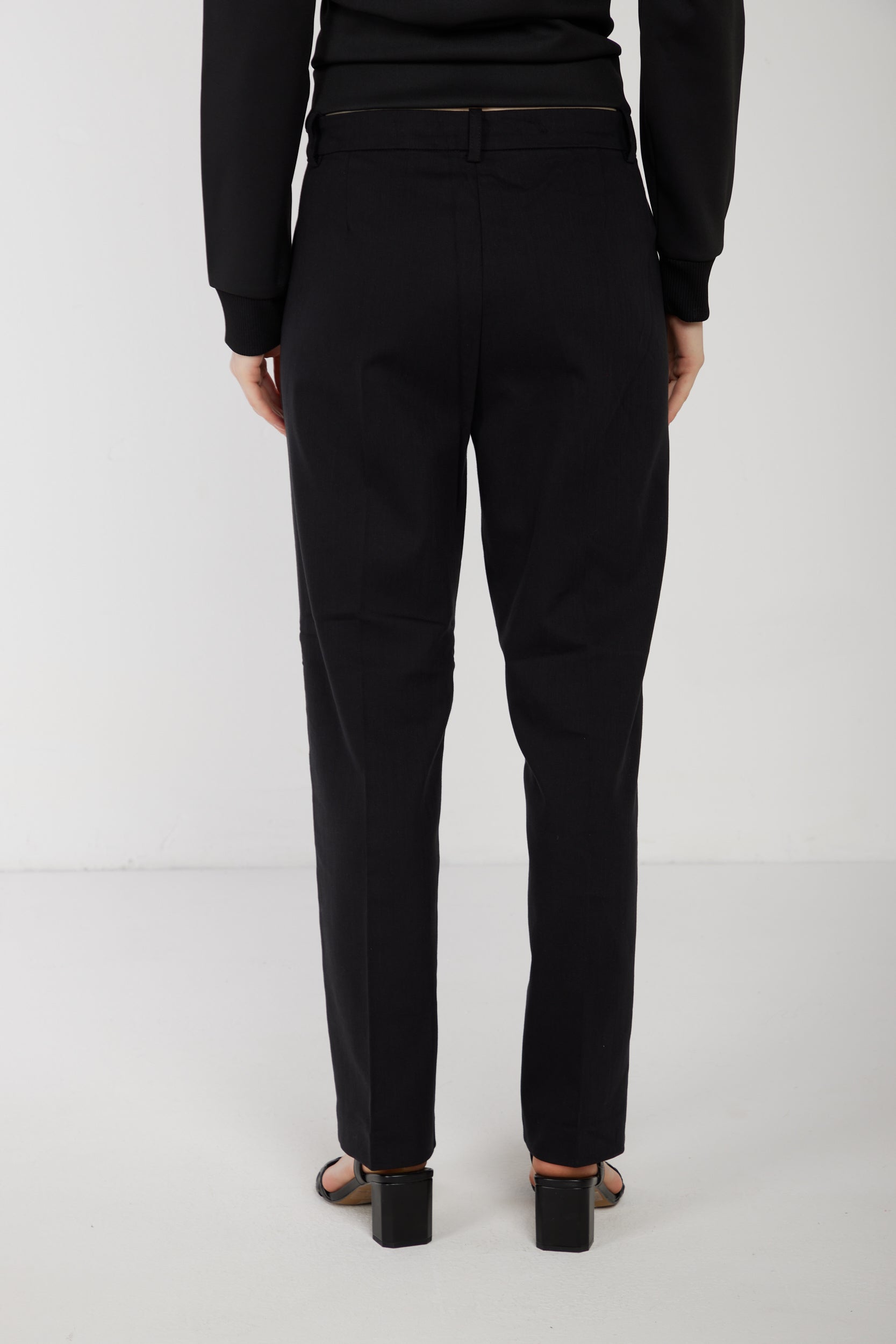PINKO Pantalone a Sigaretta Nero