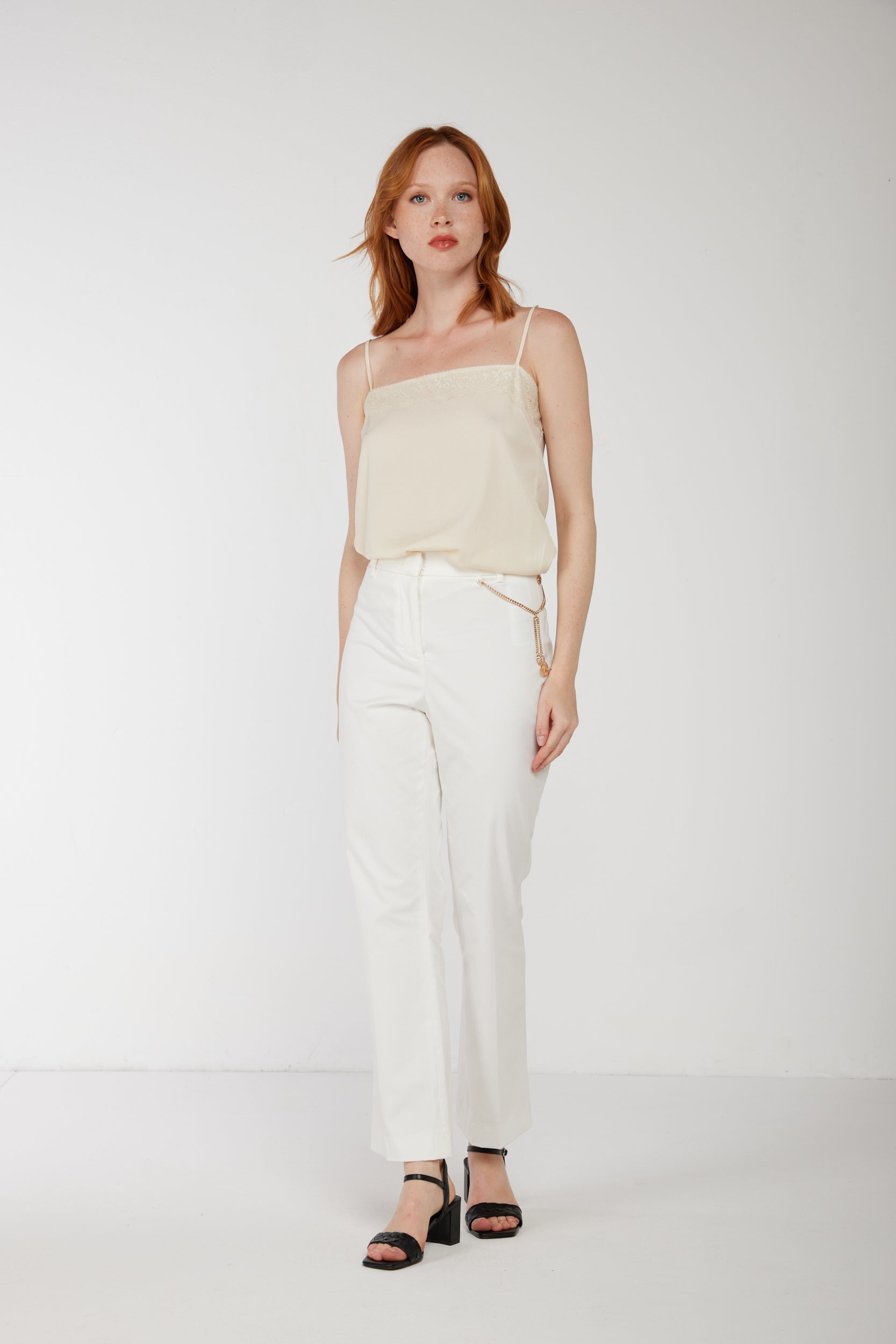 LIU-JO Pantalone Bianco