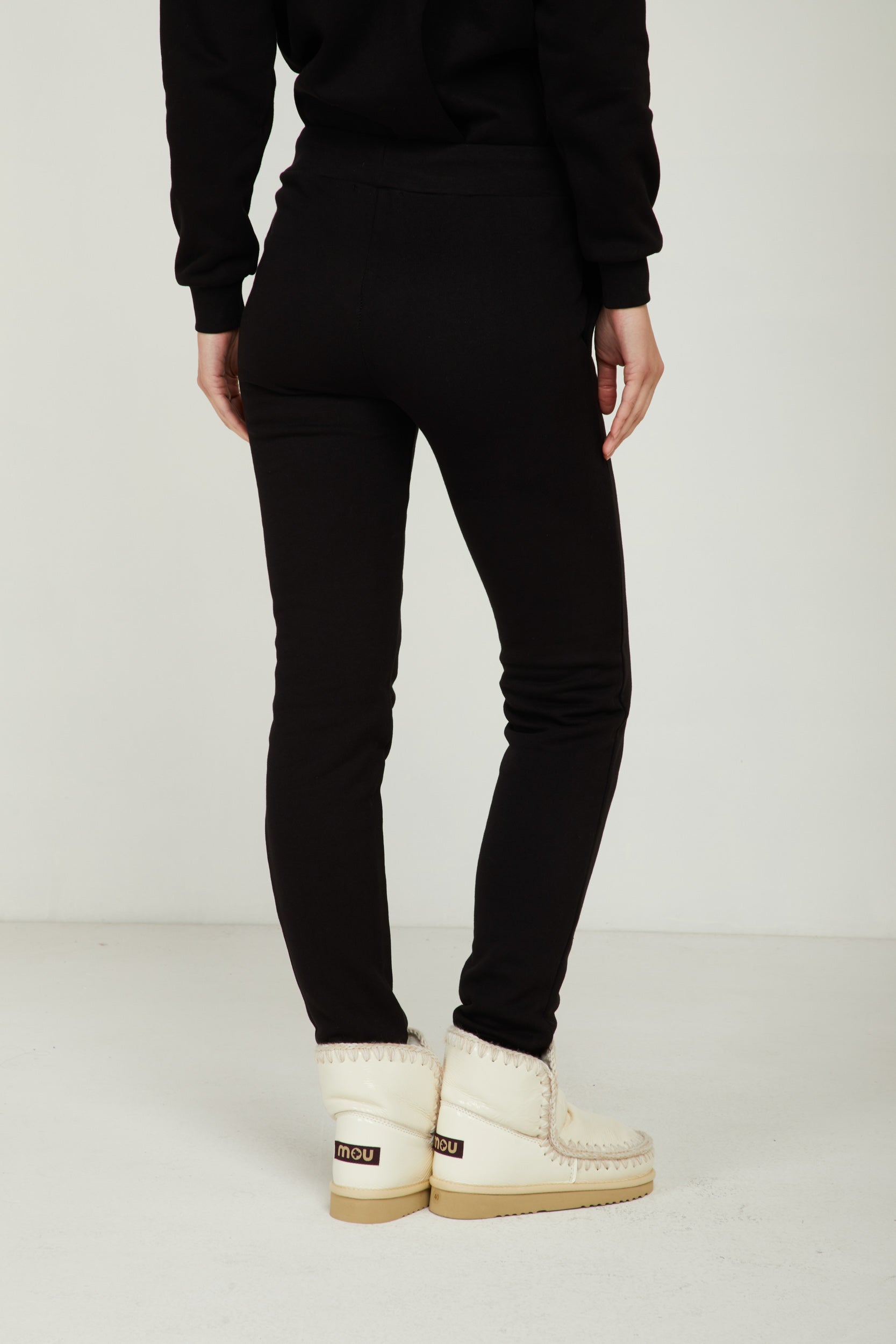 GAELLE Black Tracksuit Pants