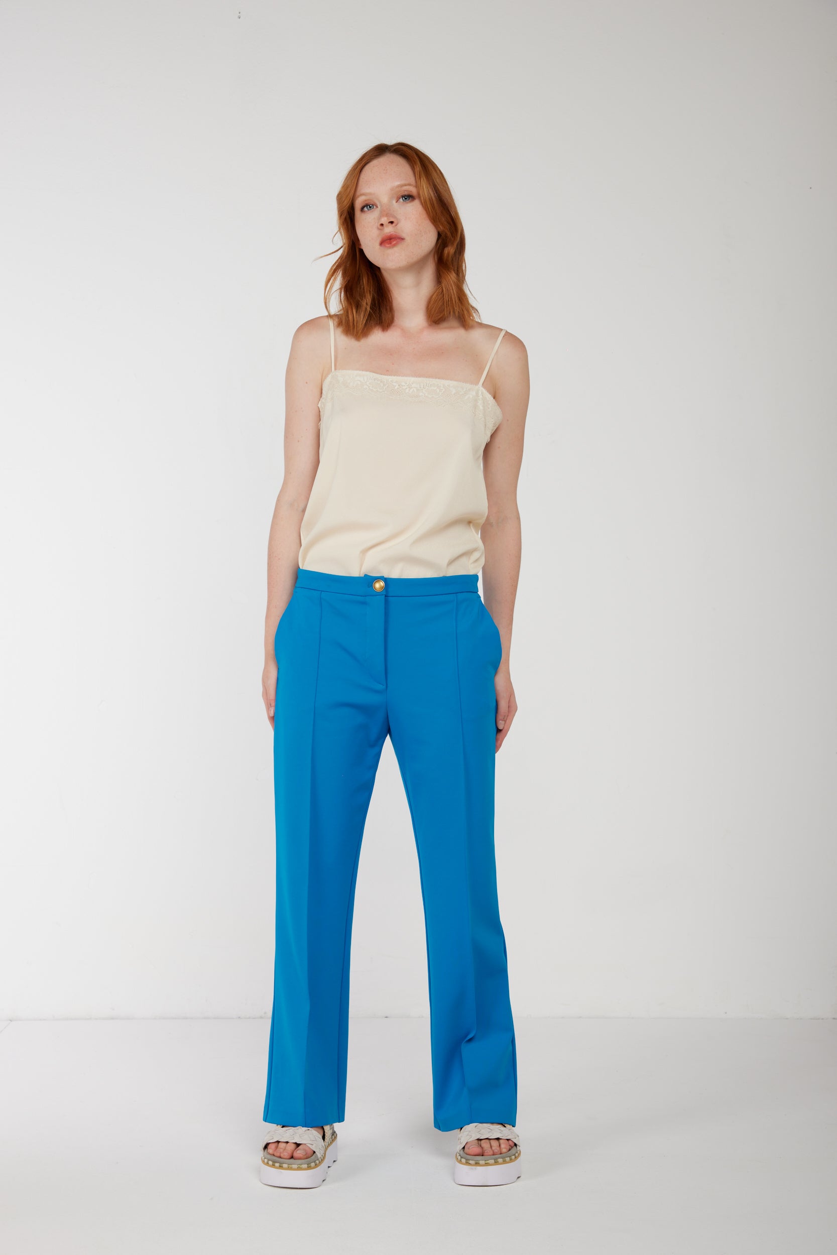 PINKO Pantalone Blu Imperiale