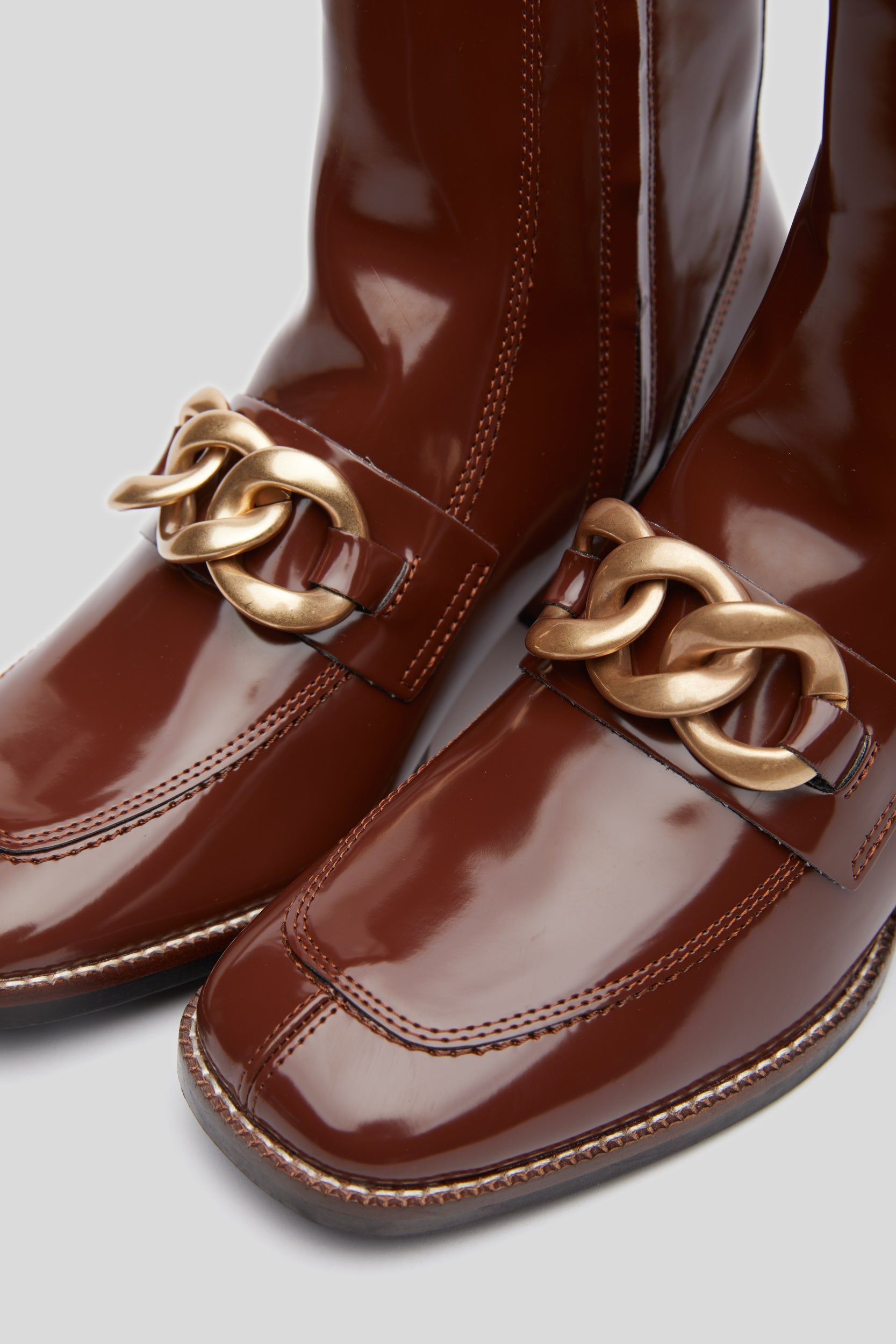 STEVE MADDEN "Loreen" Brown Ankle Boots