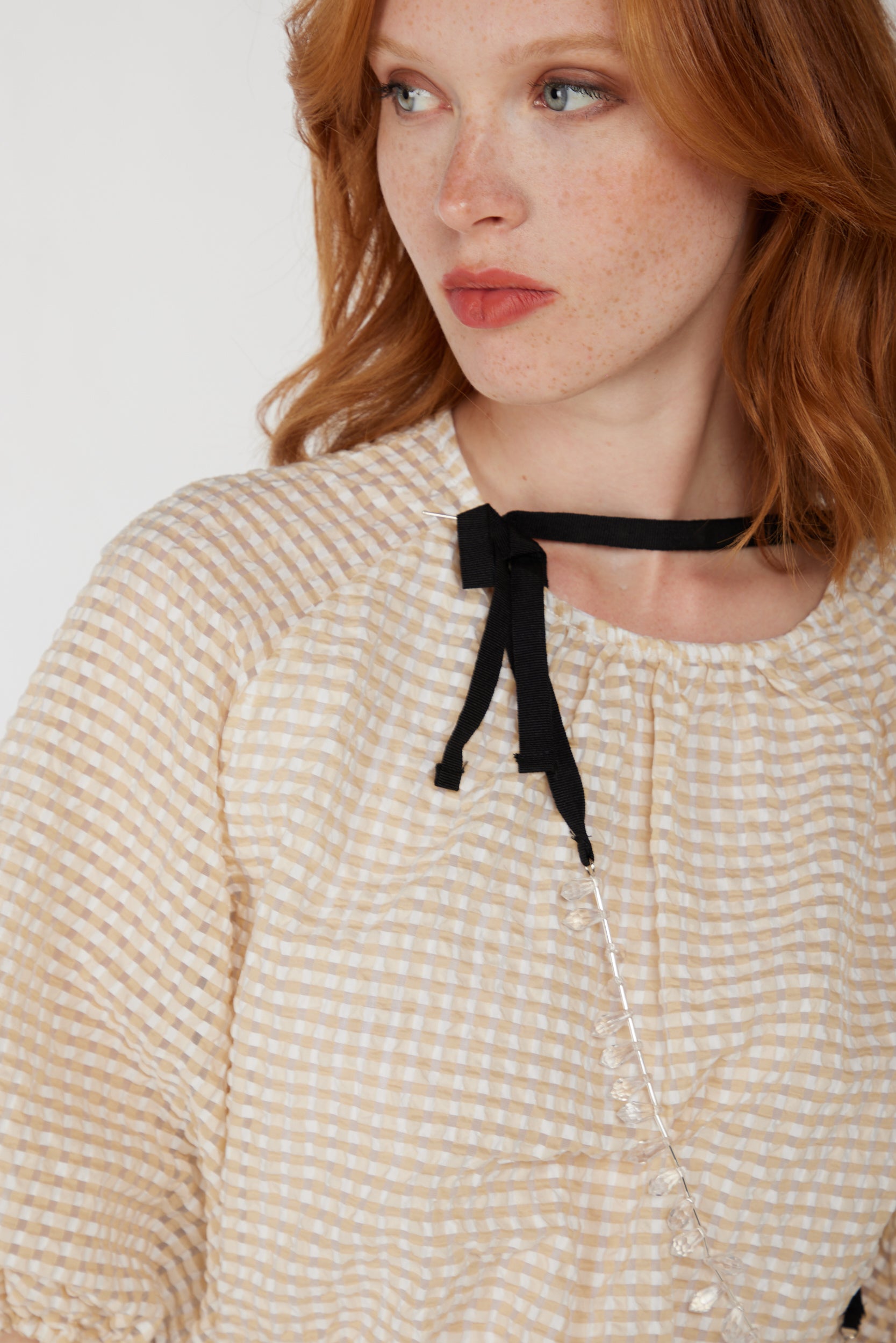 OTTOD'AME Checkered dress