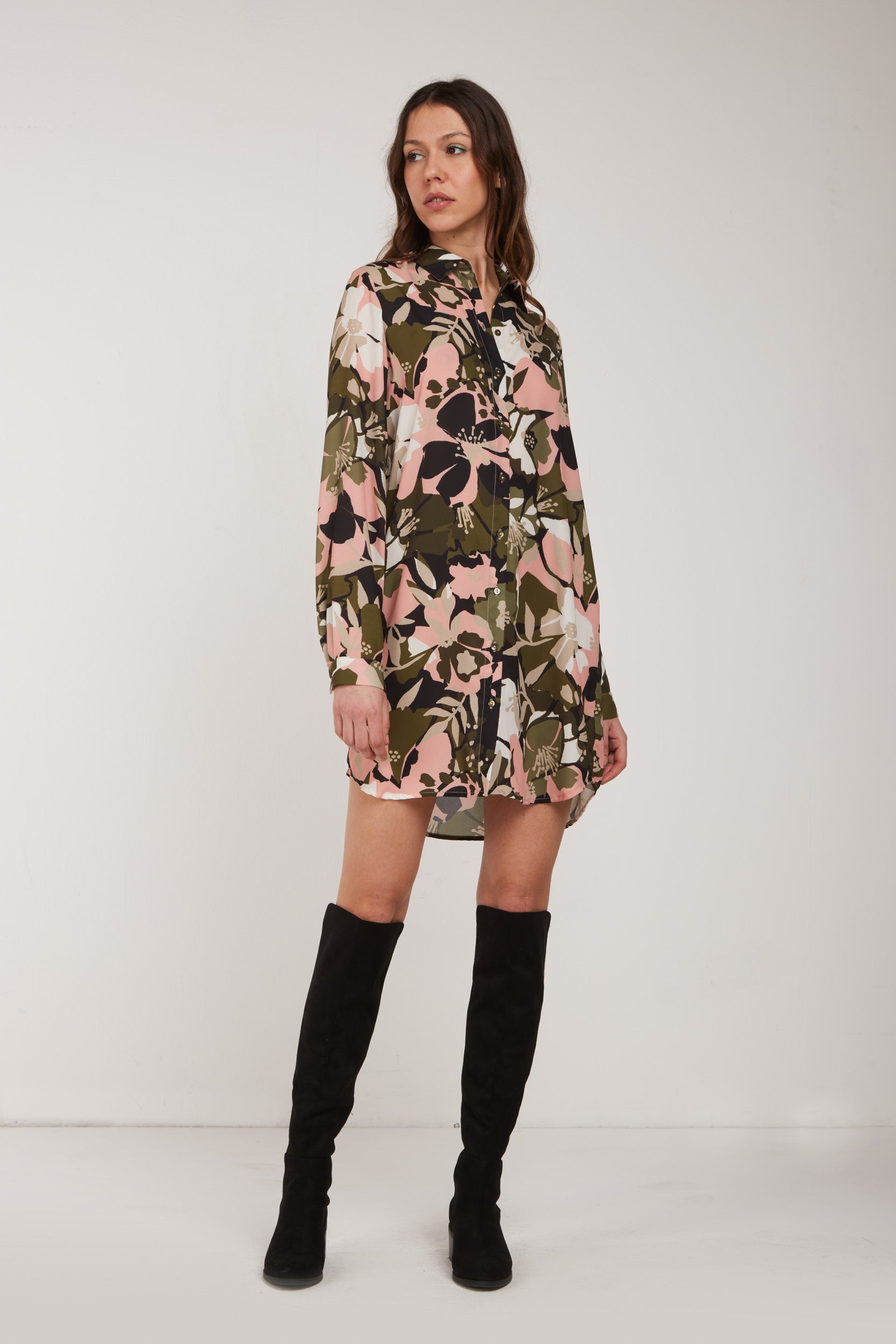 LIU-JO Hawaii Green and Pink Shirt