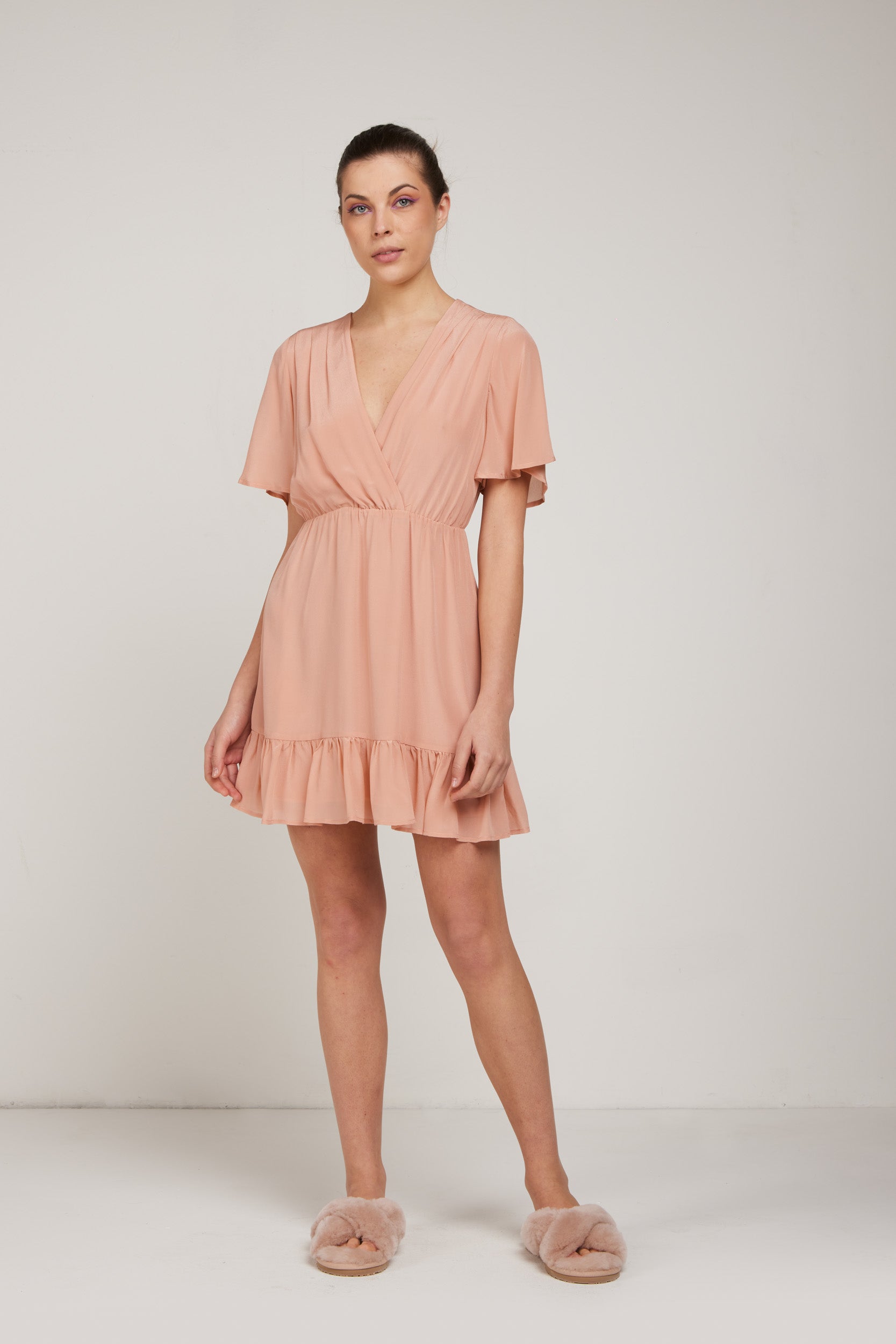 LIU-JO Antique Pink Chiffon Dress